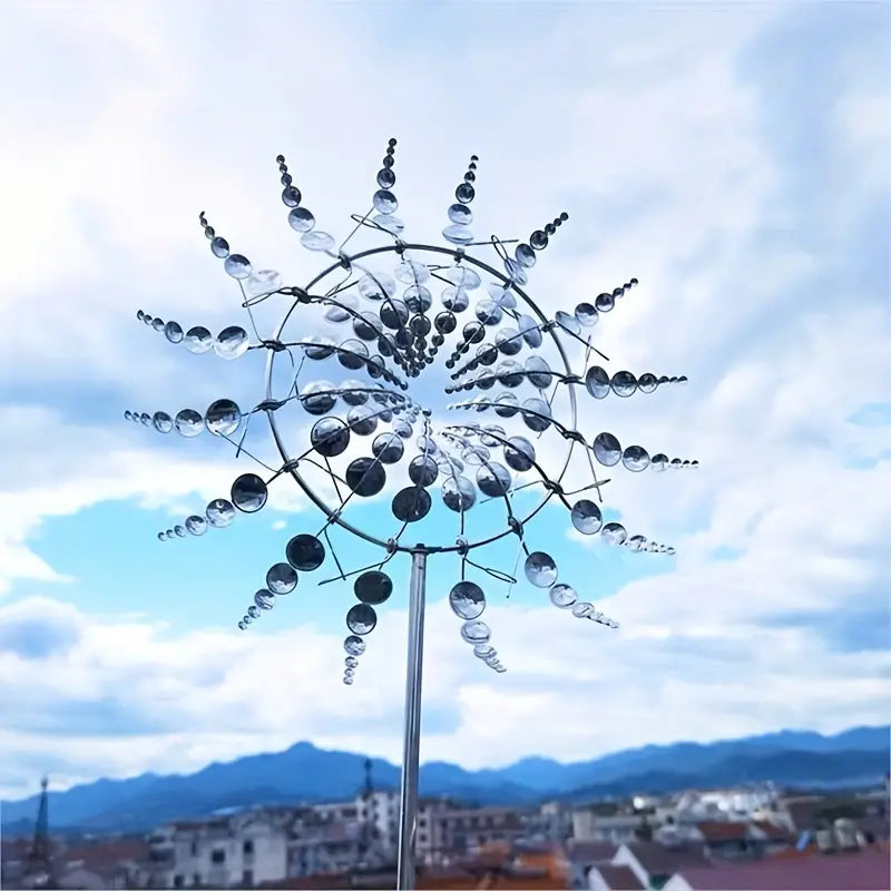 Nuova Stella Design™ Magical Kinetic Metal Windmill Spinner
