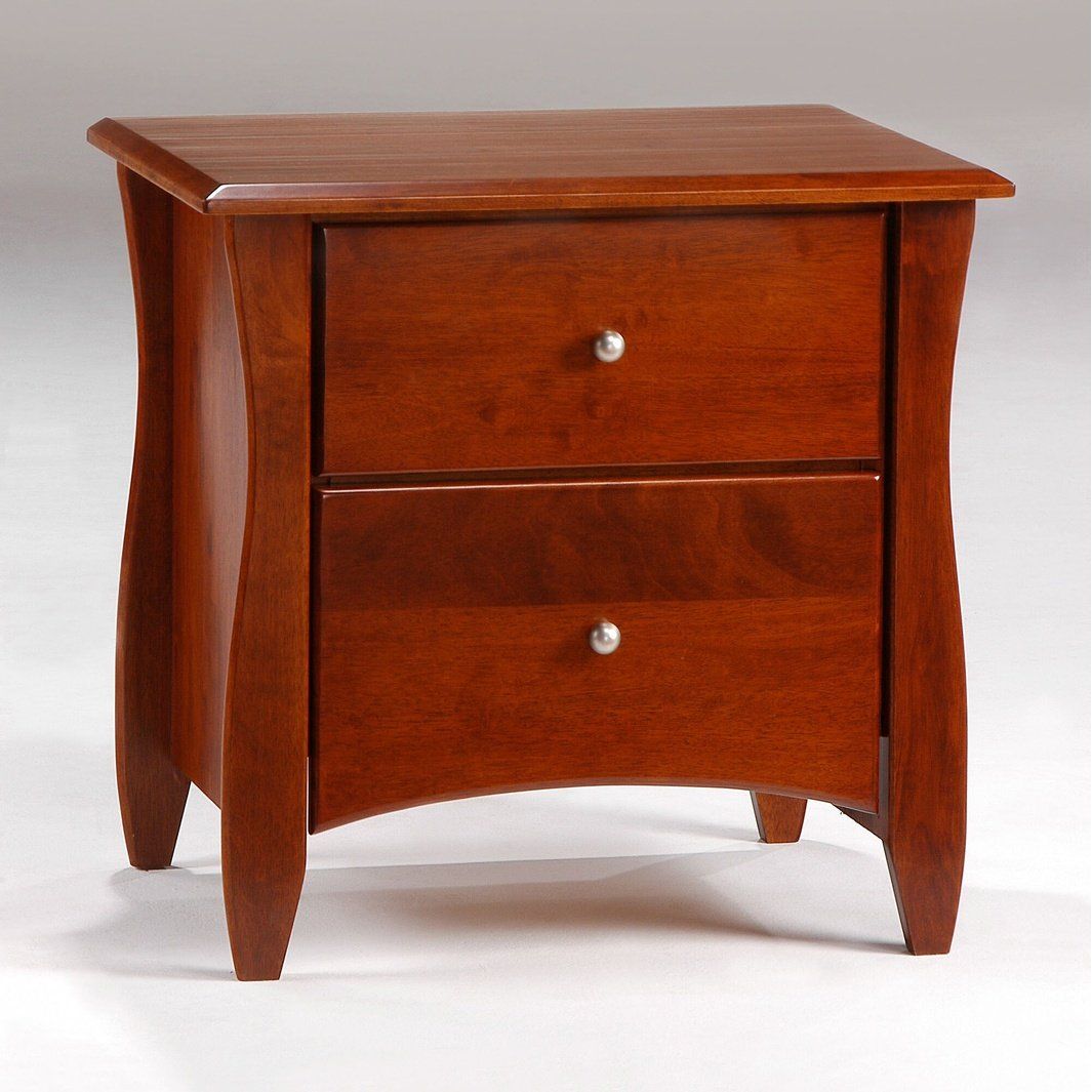 Night and Day Furniture Clove 2 Drawer Nightstand