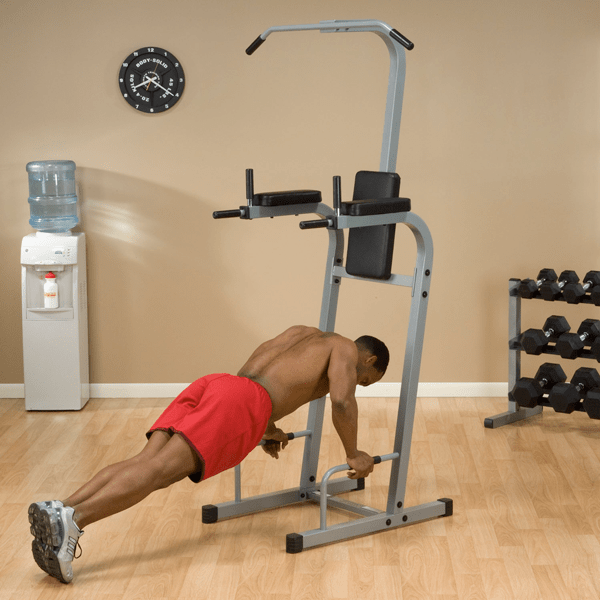 Body-Solid Powerline PVKC83X Vertical Knee Raise Dip Push-up Chin-up - New Star Living
