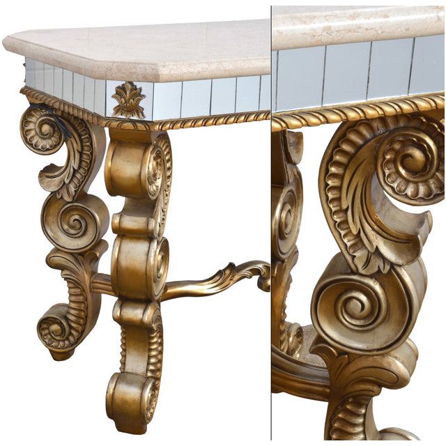 AFD Home  Platine Bella Console Table - New Star Living