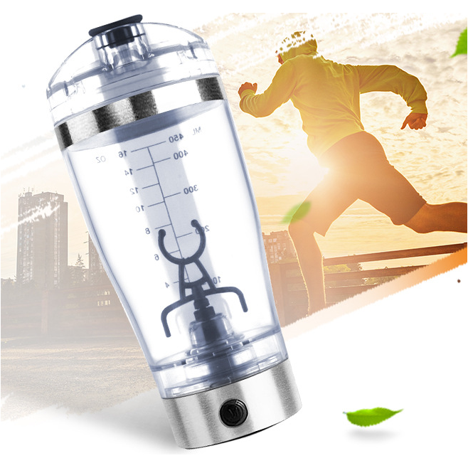 Electric Protein Shake Stirrer USB Shake Bottle Milk Coffee Blender Kettle Sports And Fitness Charging Electric Shaker Cup - New Star Living