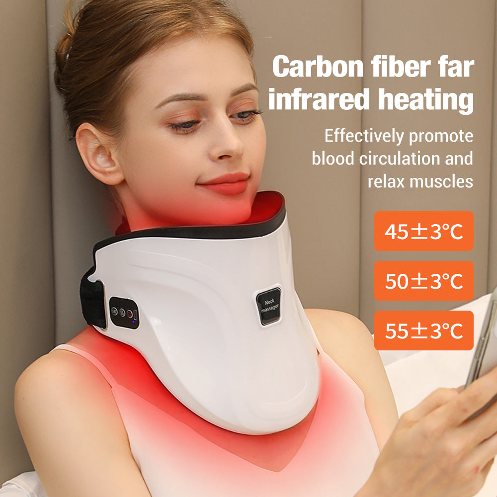 Electric Hot Compress Neck Fixed Traction Air Pressure Kneading Massage Instrument - New Star Living