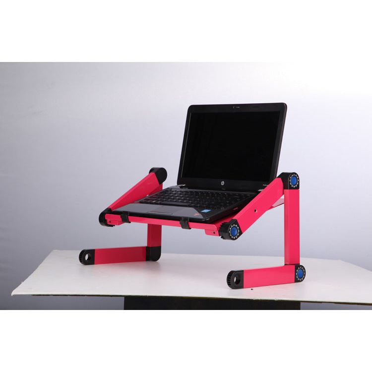 Laptop Table Stand With Adjustable Folding Ergonomic Design Stand Notebook Desk For Ultrabook Netbook Or Tablet With Mouse Pad - New Star Living