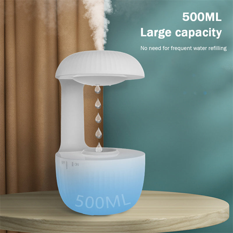 Anti-gravity Air Humidifier Mute Countercurrent Humidifier Levitating Water Drops Cool Mist Maker Fogger Relieve Fatigue - New Star Living