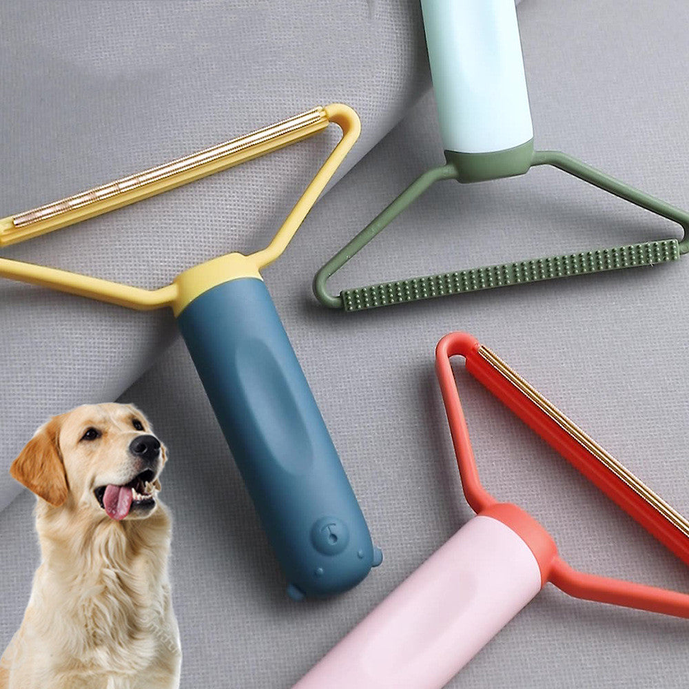 Pet Cat Dog Hair Remover Dematting Comb Double-sided Sofa Clothes Shaver Lint Rollers For Cleaning Pets Comb Brush Removal Mitts Brush - New Star Living