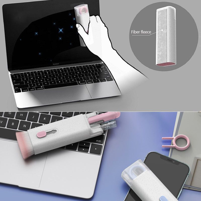 Multifunctional Bluetooth Headset Cleaning Pen Set Keyboard Cleaner Cleaning Tools Cleaner Keycap Puller Kit - New Star Living
