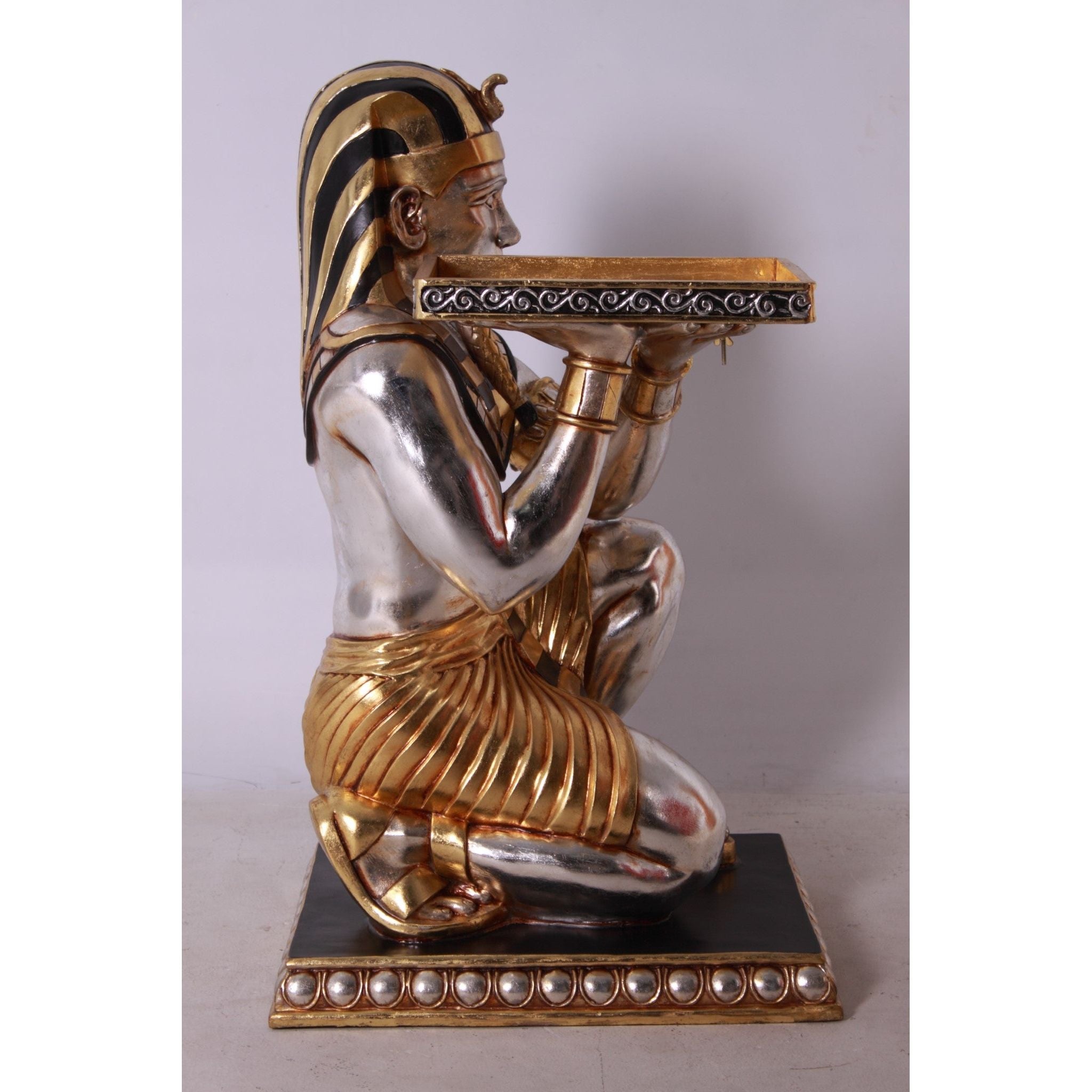 AFD Home  Kneeling King Tut with Tray Table - New Star Living