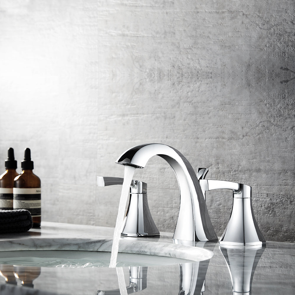Vinnova Design Abbie Two Handle 8" Widespread Bathroom Faucet - New Star Living