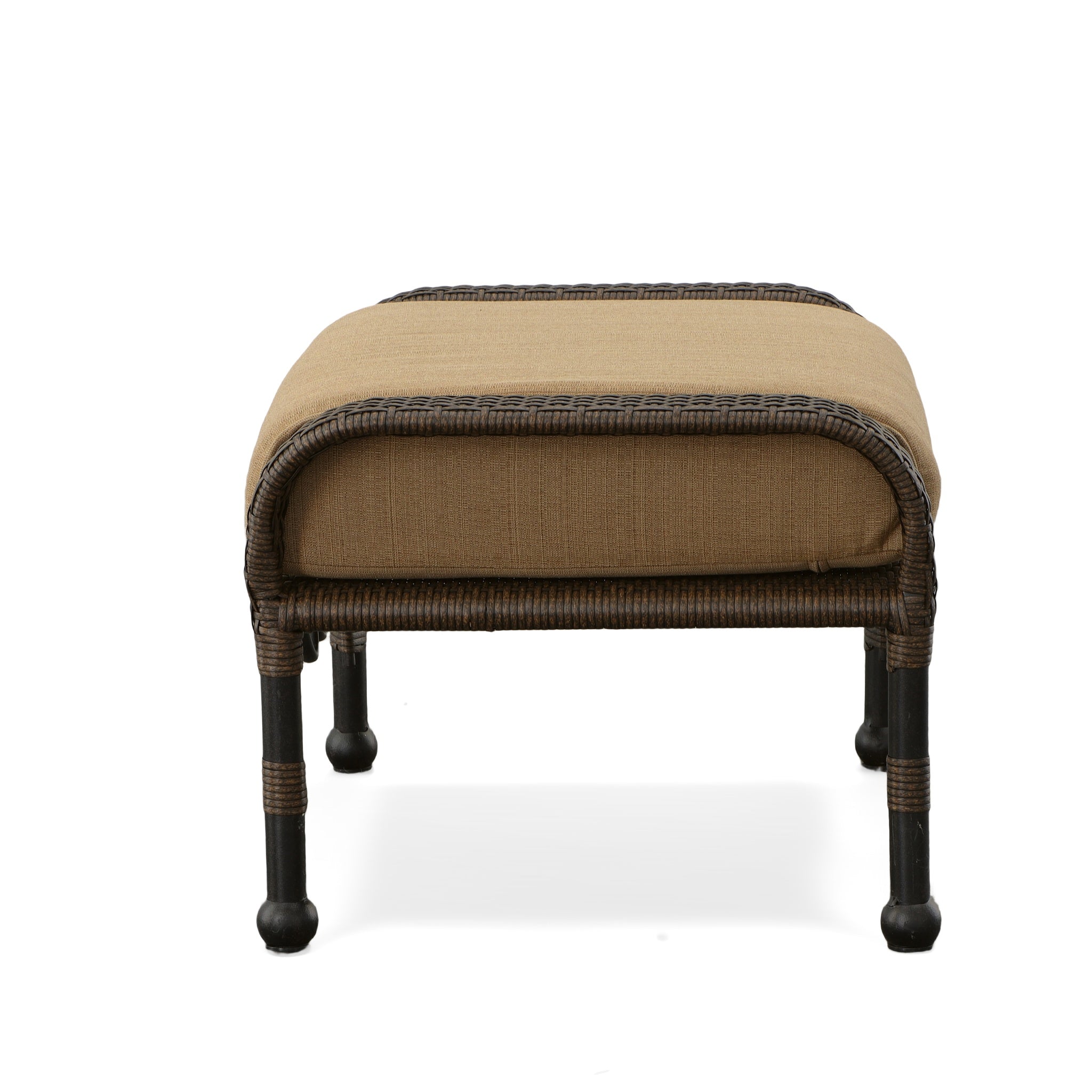 AFD Home  Grand Bonaire Weave Outdoor Ottoman - New Star Living