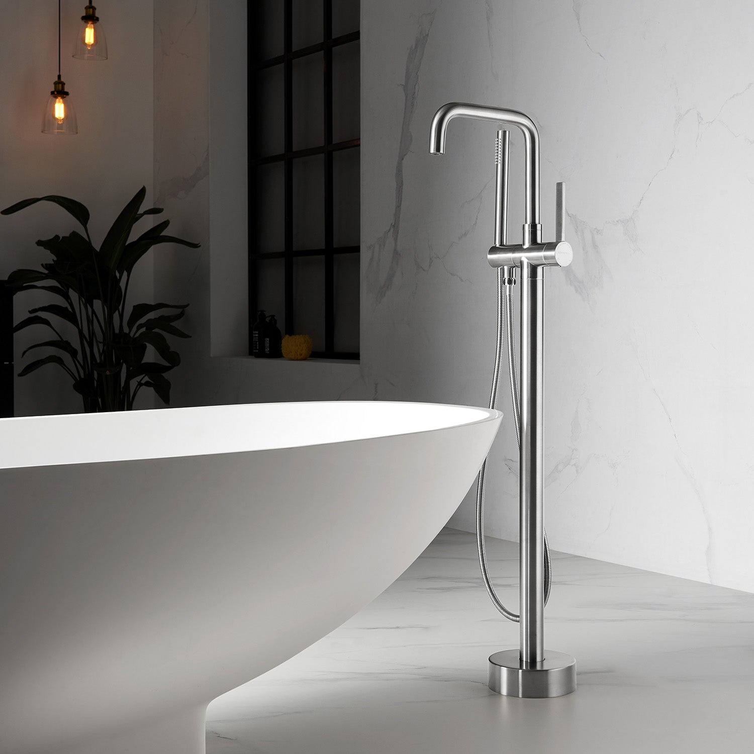 Vinnova Design Delara Freestanding Tub Faucet with Hand Shower - New Star Living