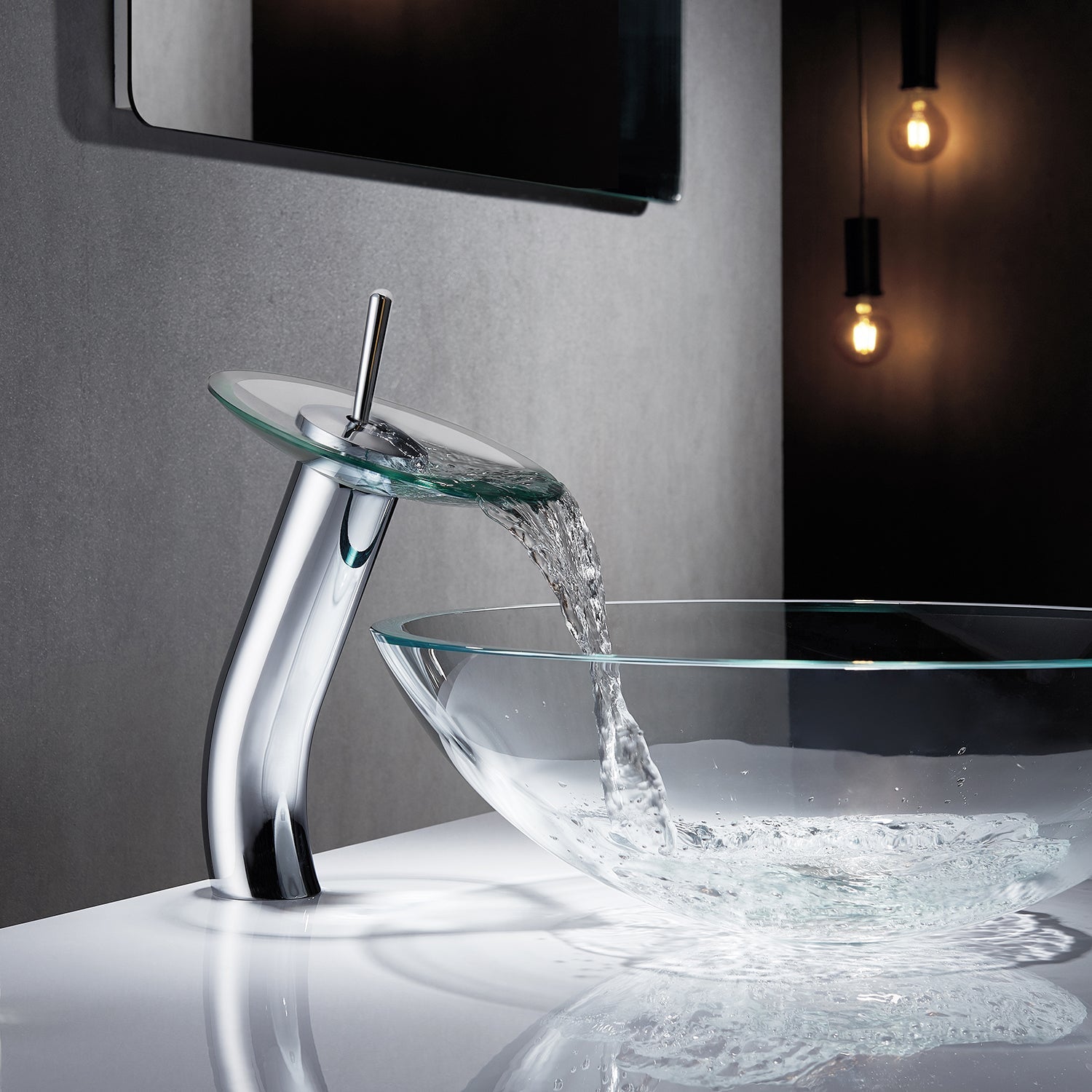 Vinnova Design Torino Falls Single Hole Bathroom Faucet - New Star Living