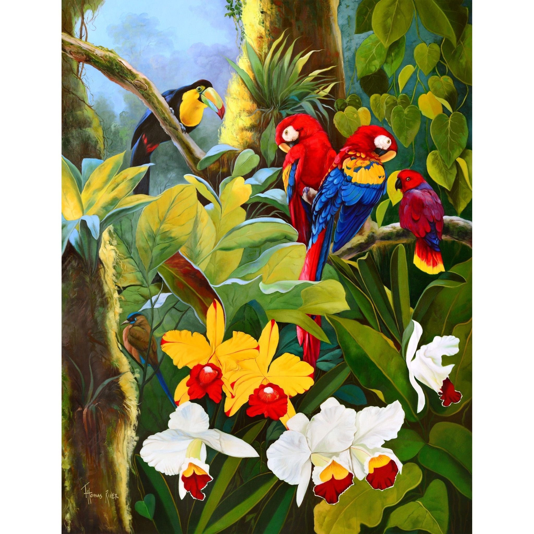 AFD Home  Tropical Fantasy Gallery Wrap - New Star Living