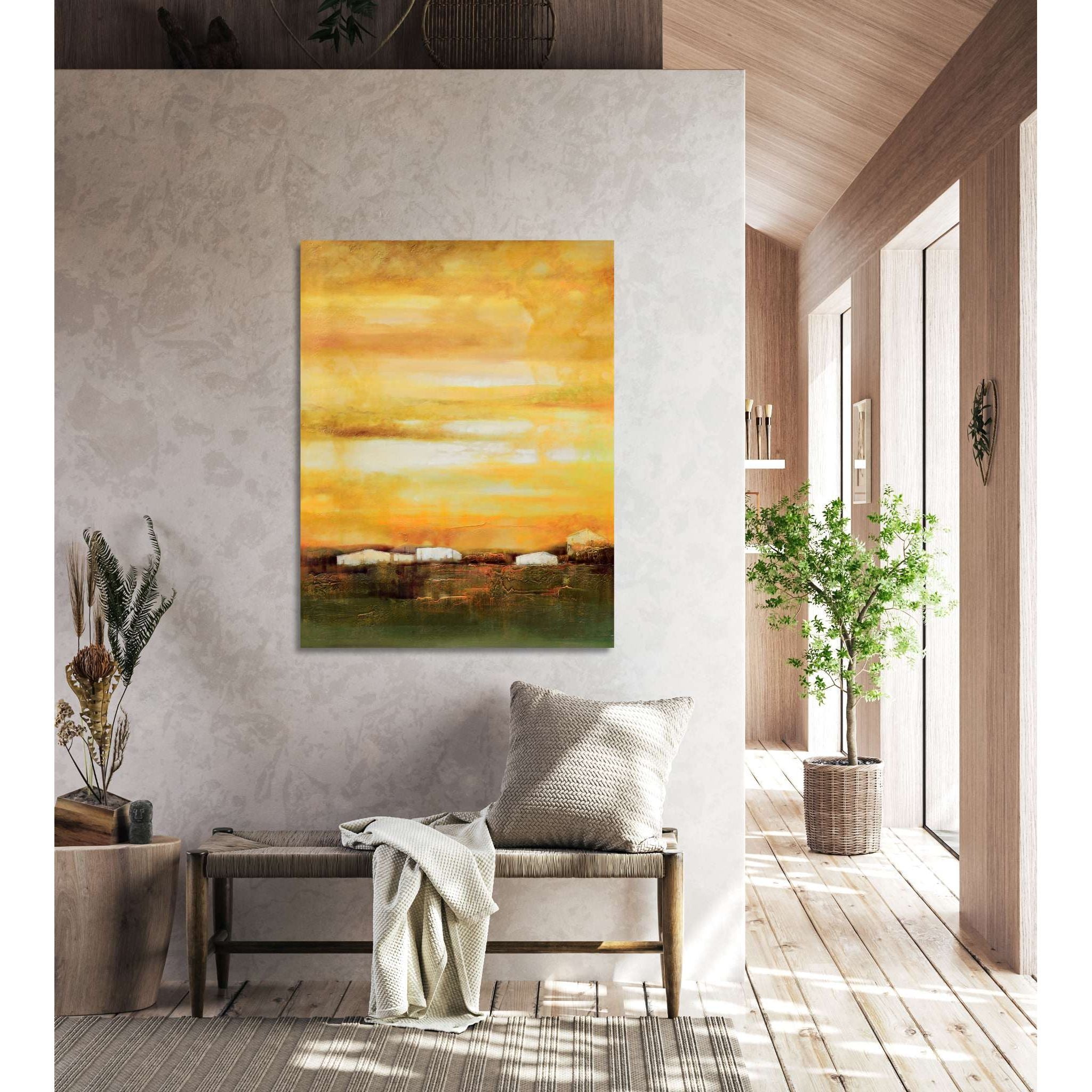 AFD Home  Abstract Field A Gallery Wrap - New Star Living