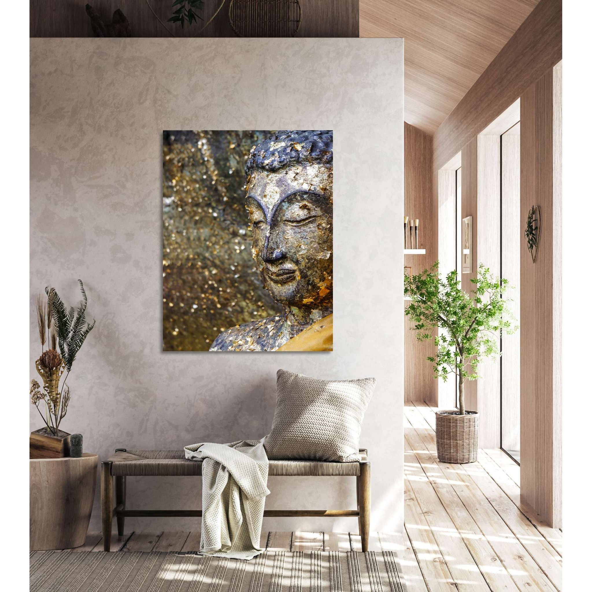 AFD Home  Glitter Stone Buddha Gallery Wrap - New Star Living