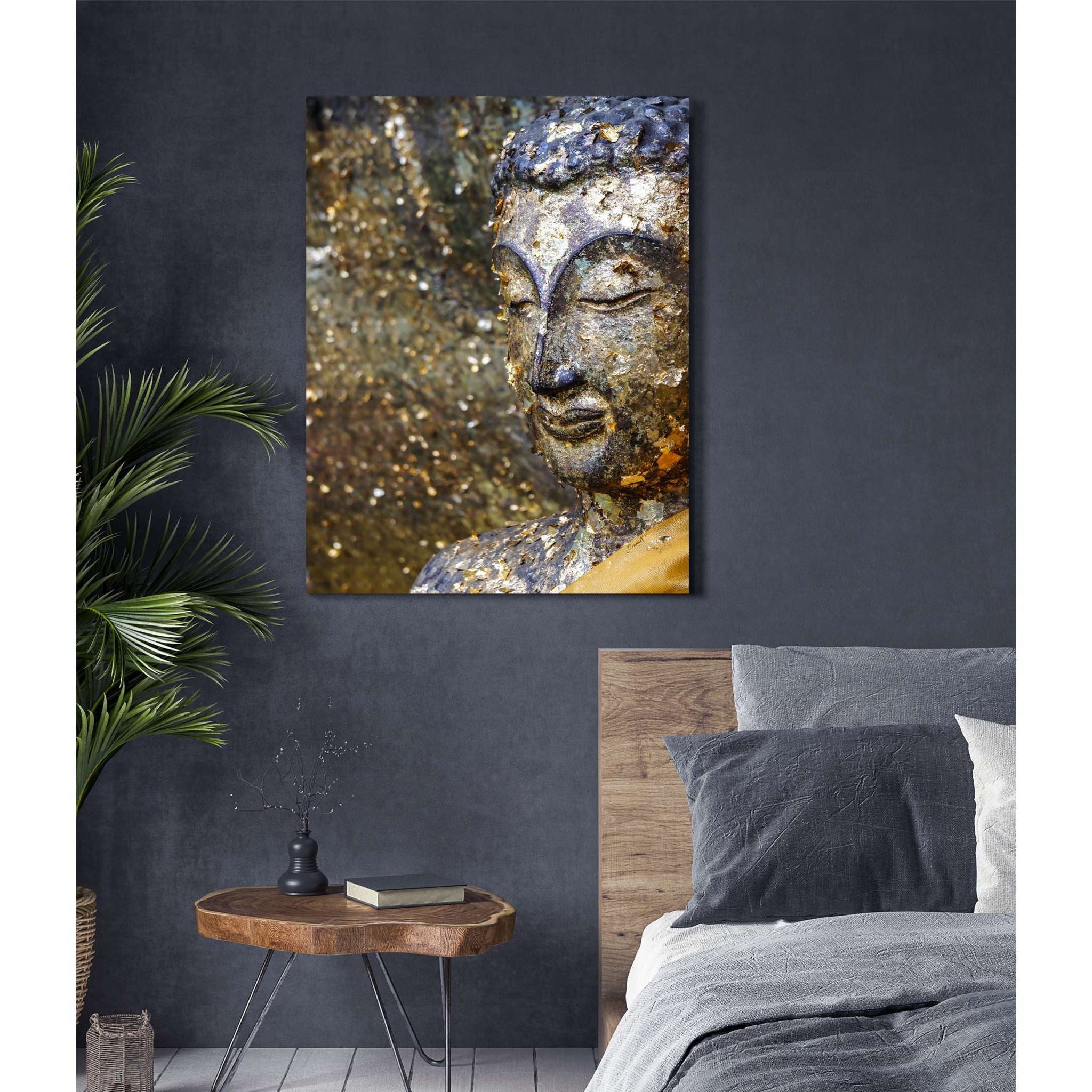 AFD Home  Glitter Stone Buddha Gallery Wrap - New Star Living