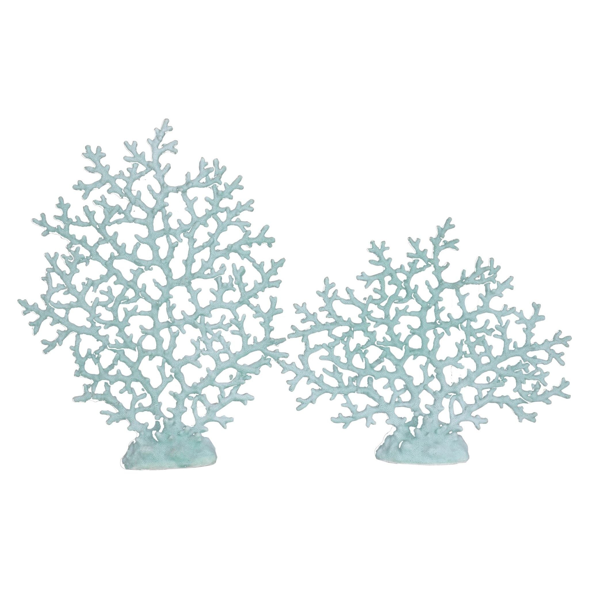 AFD Home  Blue Coral Tree Set of 2 - New Star Living