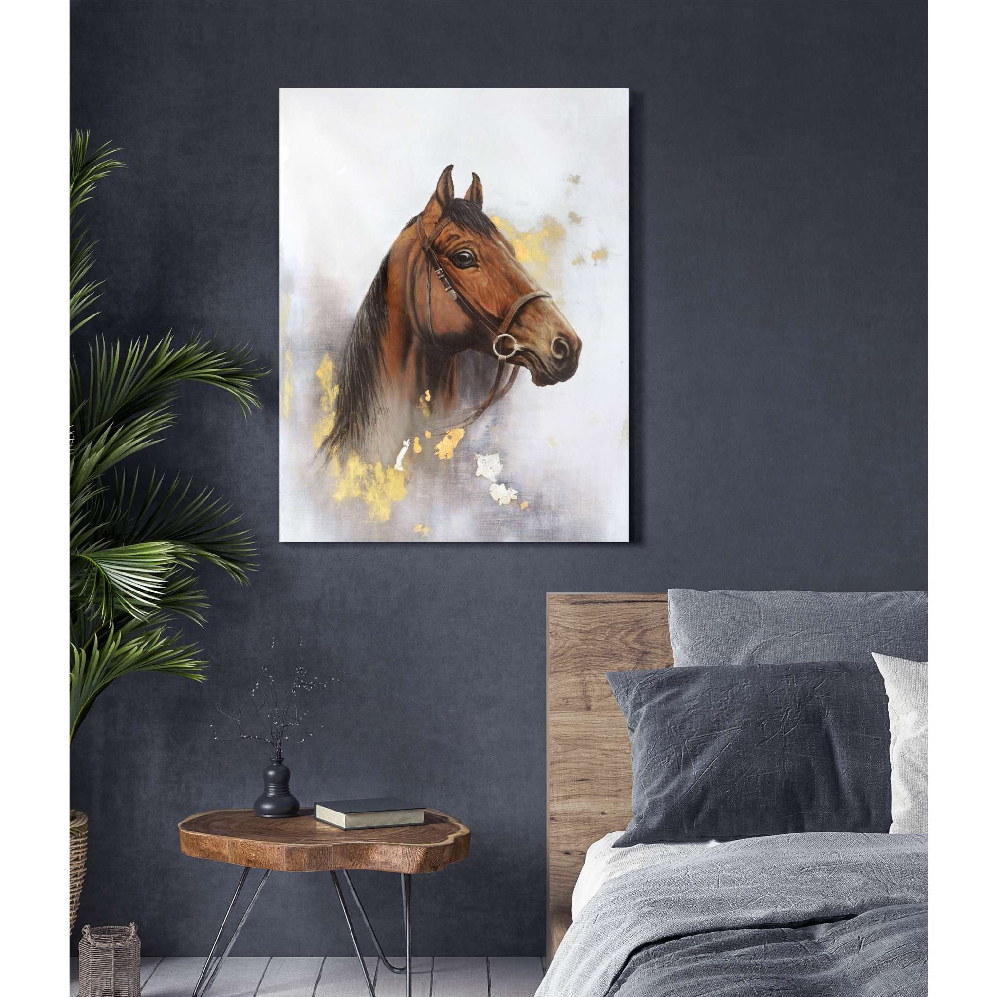 AFD Home  Golden Horse Gallery Wrap - New Star Living