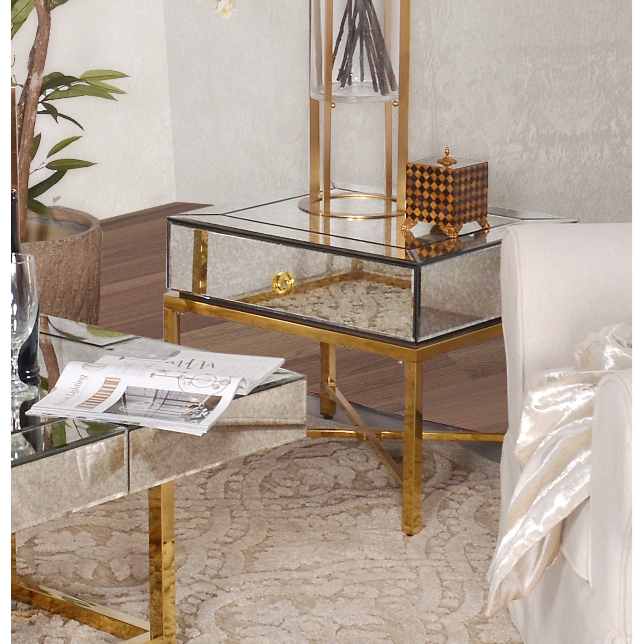 AFD Home  Striazza Side Table - New Star Living