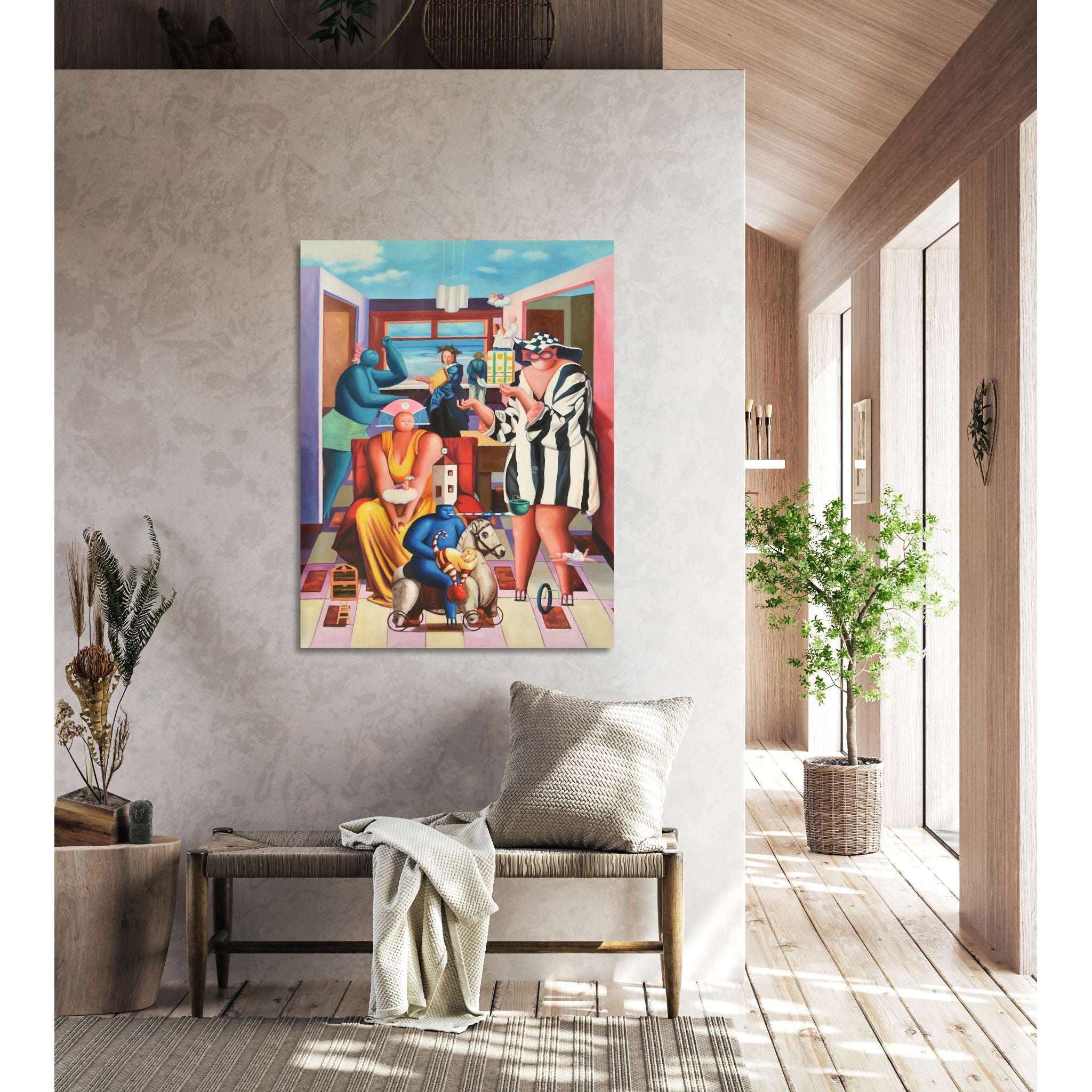 AFD Home  Family Abstract Gallery Wrap - New Star Living
