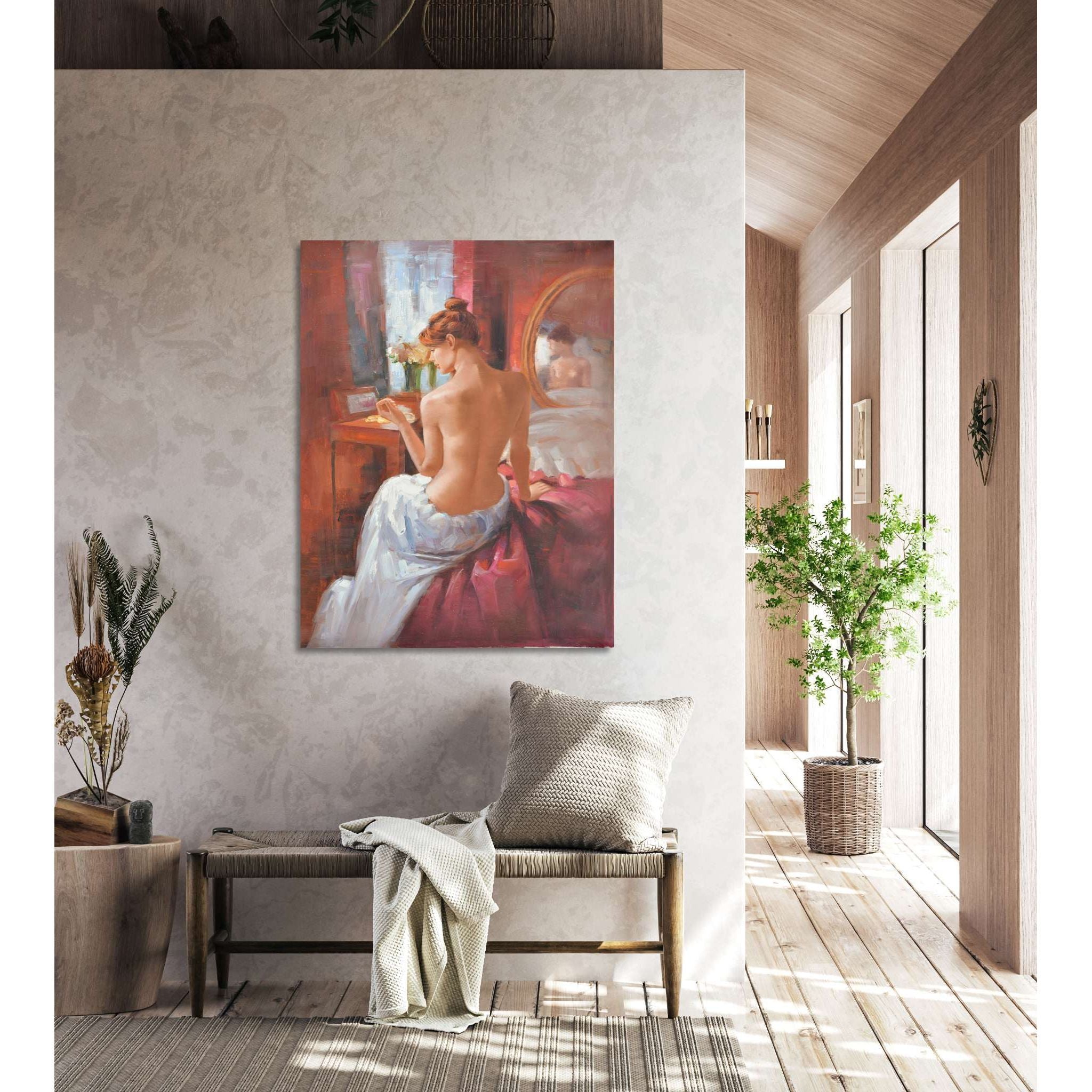 AFD Home  Woman Sitting Gallery Wrap - New Star Living