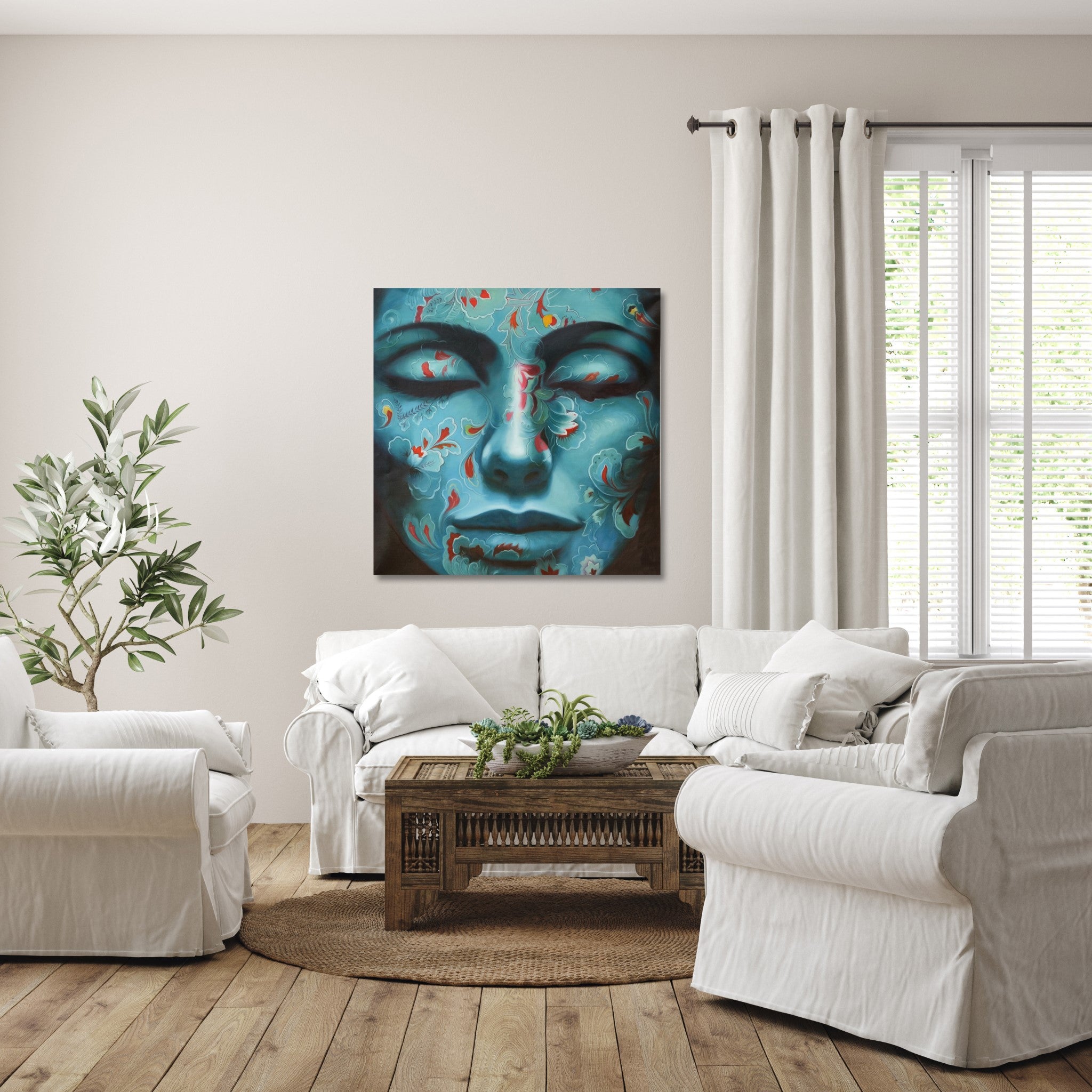 AFD Home  Blue Avatar Goddess Gallery Wrap - New Star Living