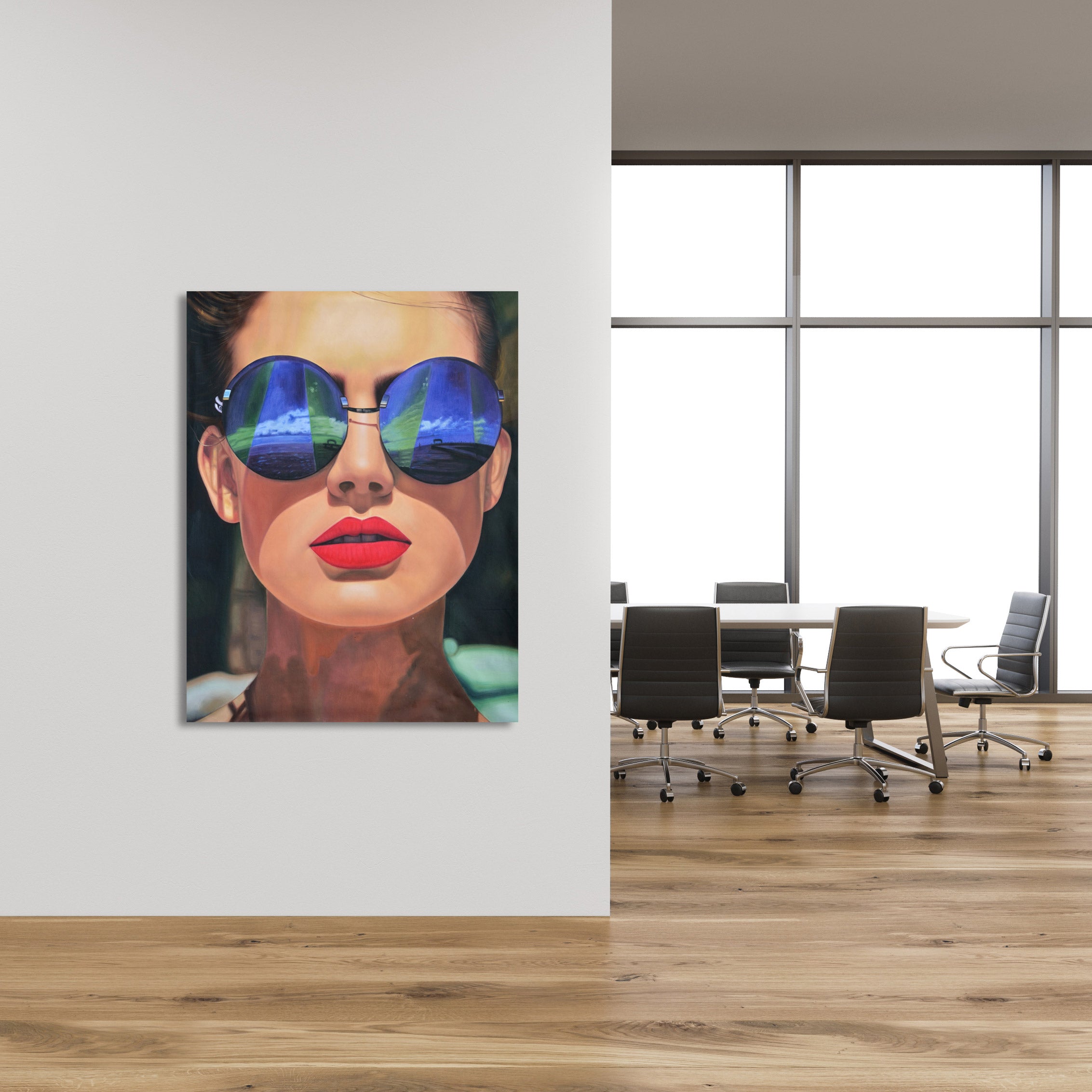 AFD Home  Woman with Sunglasses Gallery Wrap - New Star Living