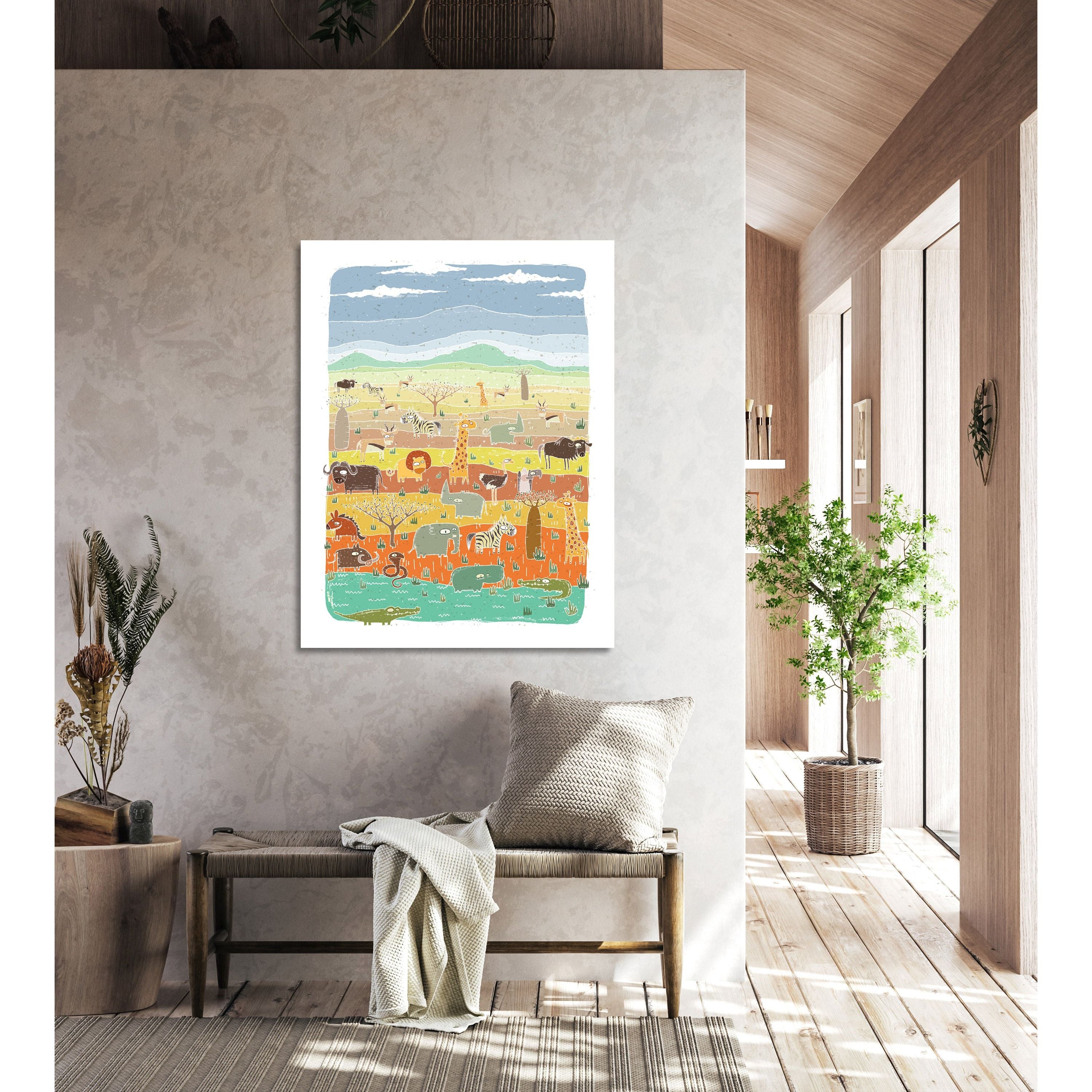 AFD Home  African Animal Safari Gallery Wrap - New Star Living