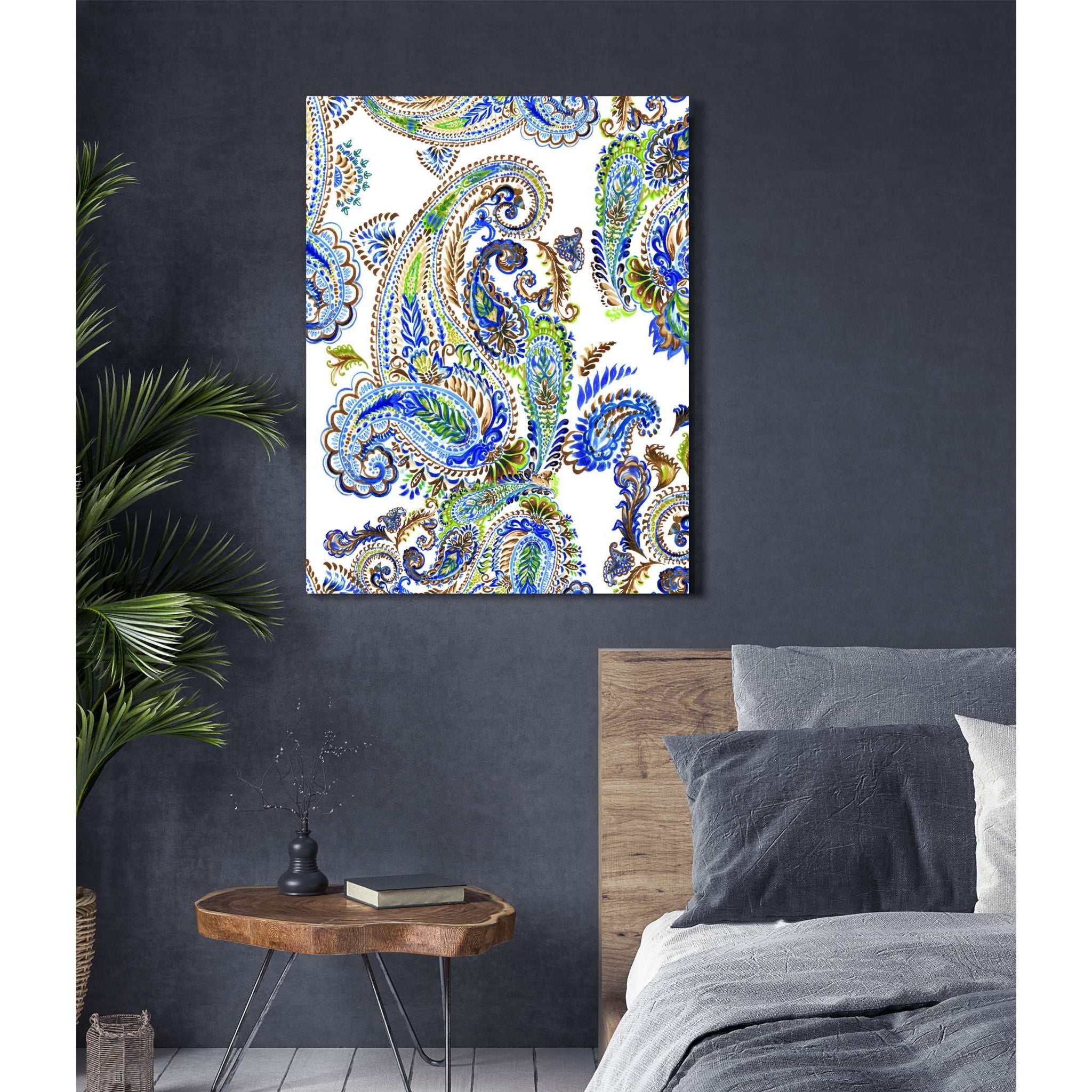 AFD Home  Paisley Pattern Watercolor I - New Star Living