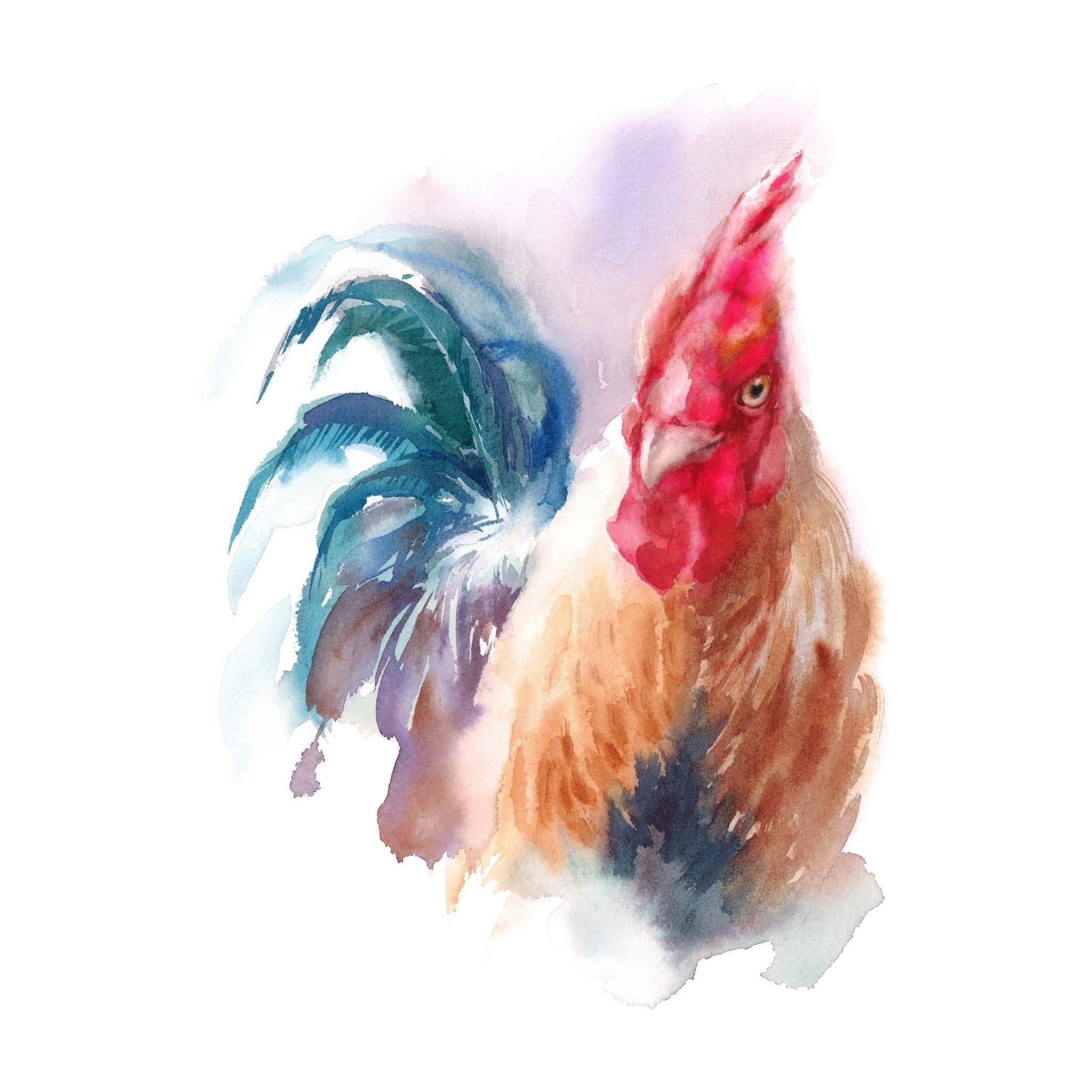 AFD Home  Rooster Watercolor - New Star Living