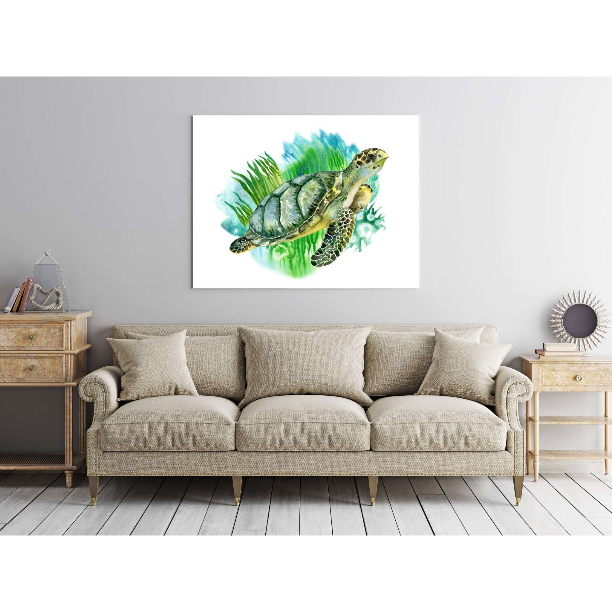 AFD Home  Turtle Watercolor - New Star Living