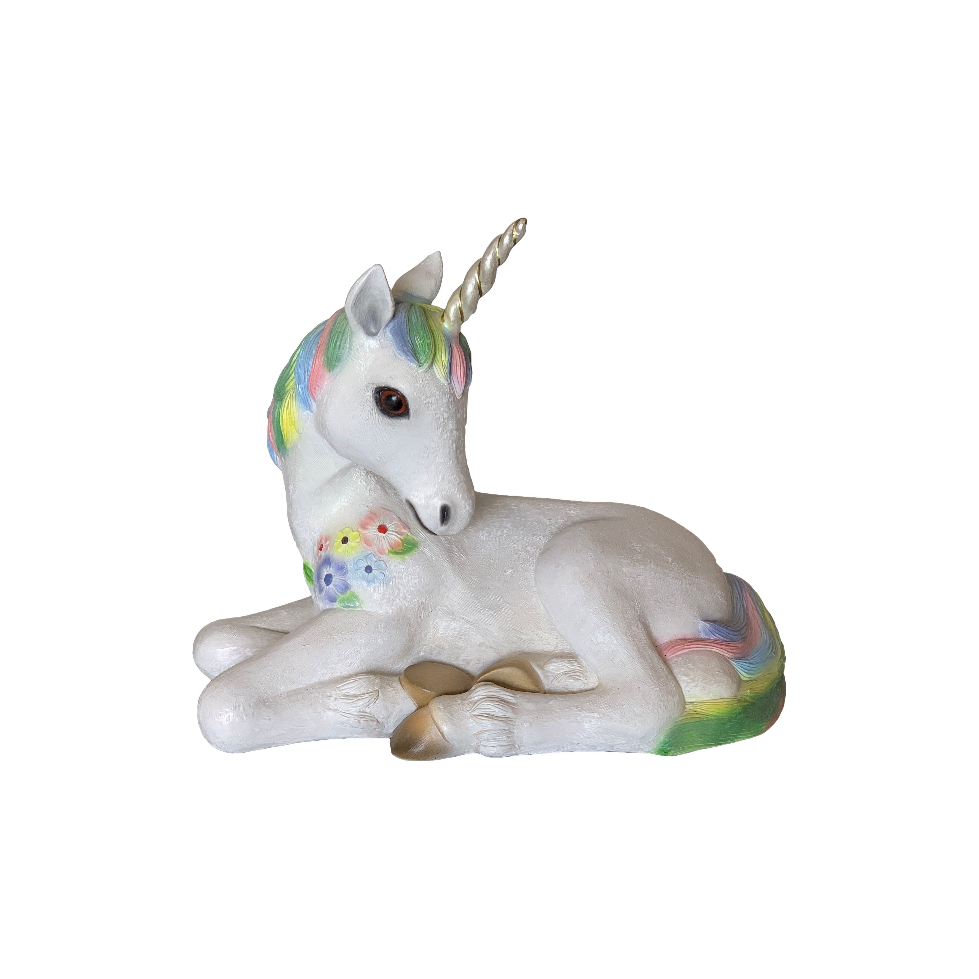 AFD Home  Unicorn Foal Resting Rainbow - New Star Living