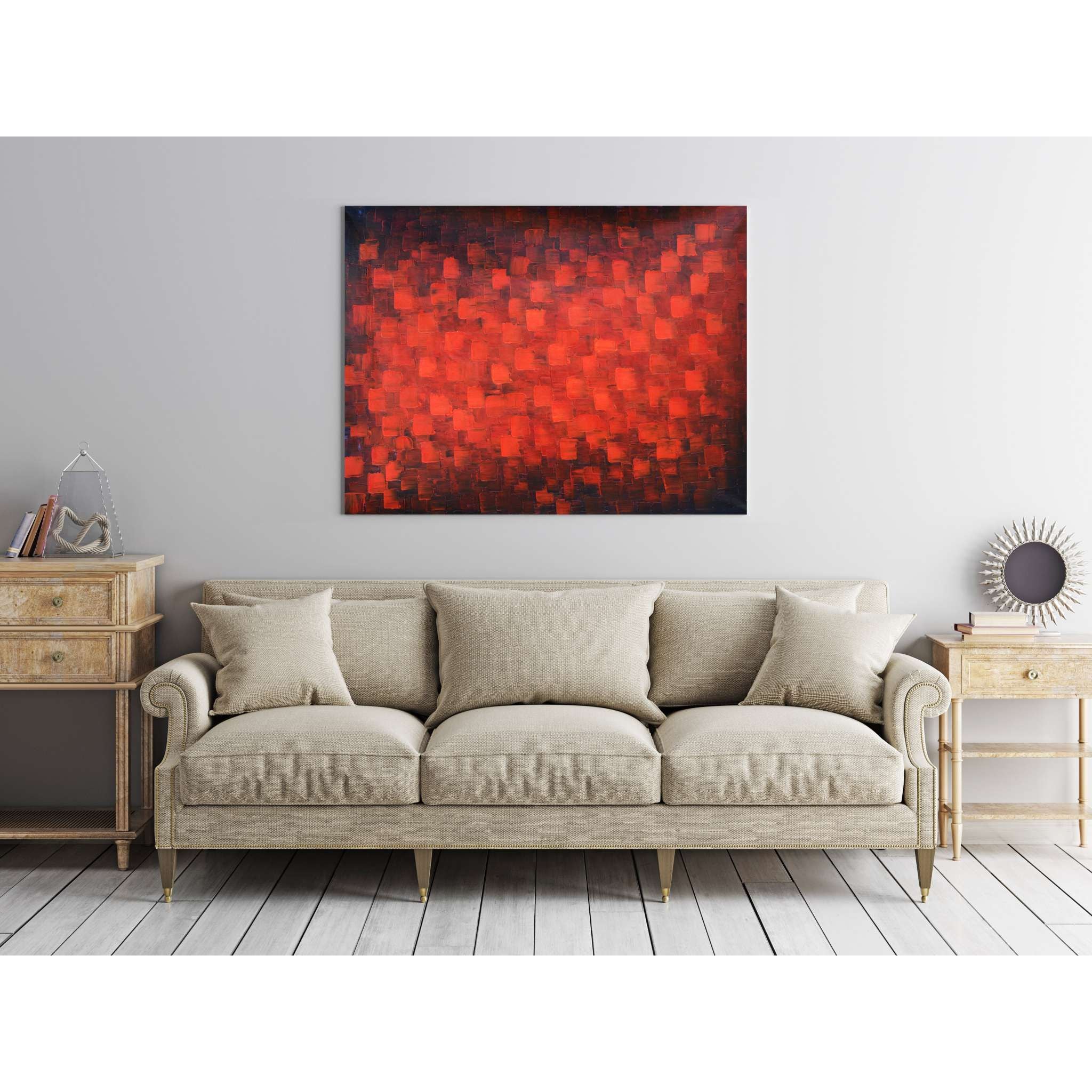 AFD Home  Abstract Red Pattern - New Star Living
