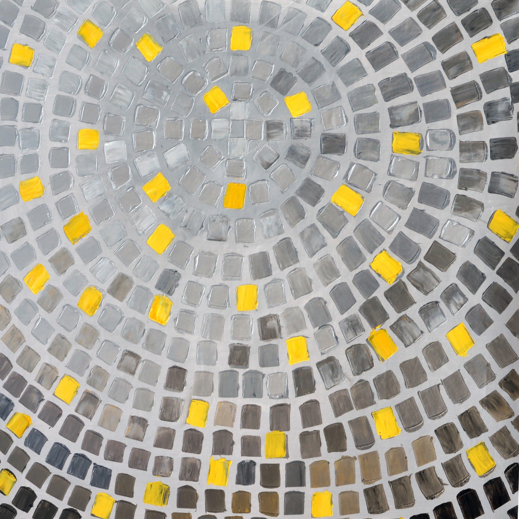 AFD Home  Abstract Gray Yellow Mosaic - New Star Living