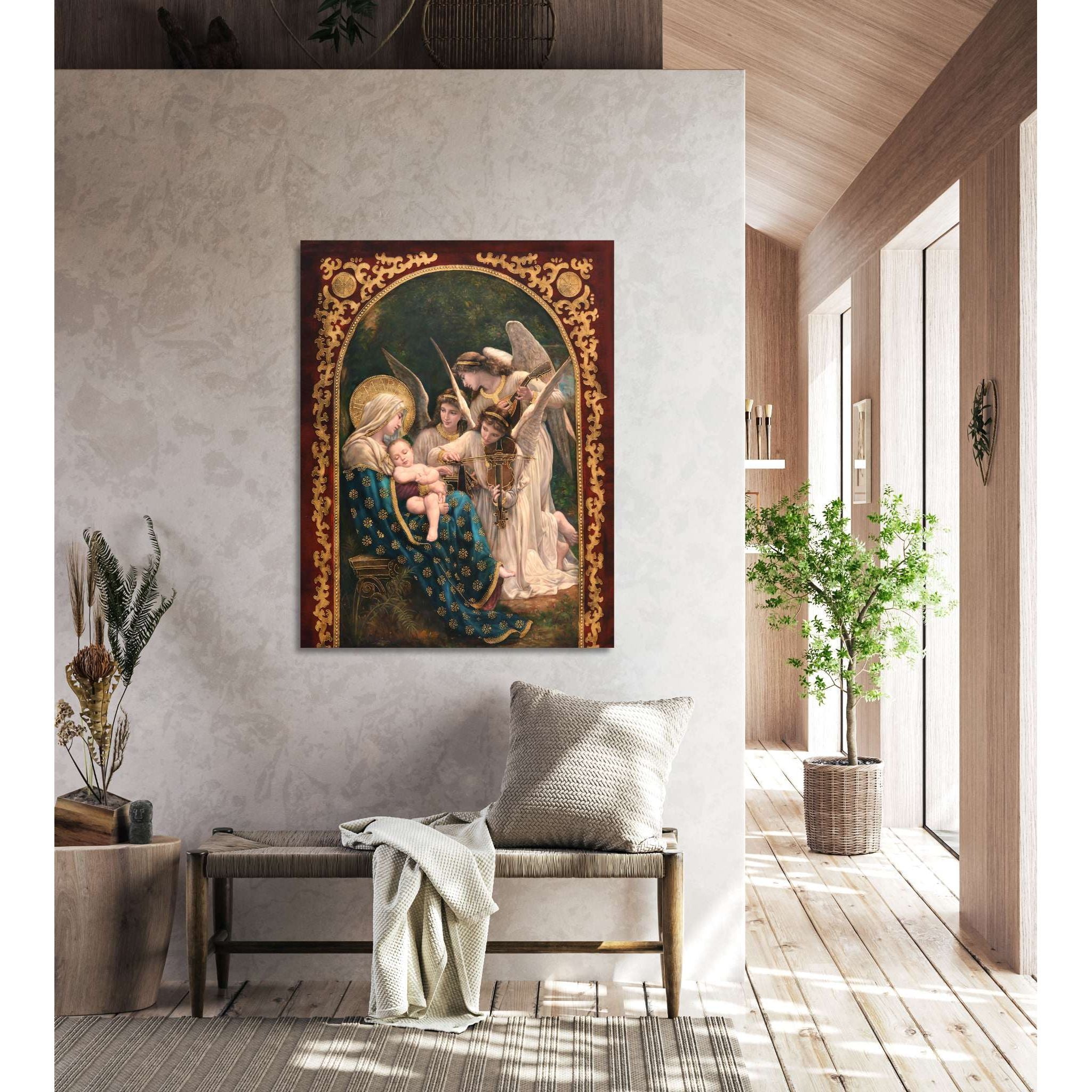 AFD Home  Angels & Virgin Mary Holding Baby Jesus - New Star Living