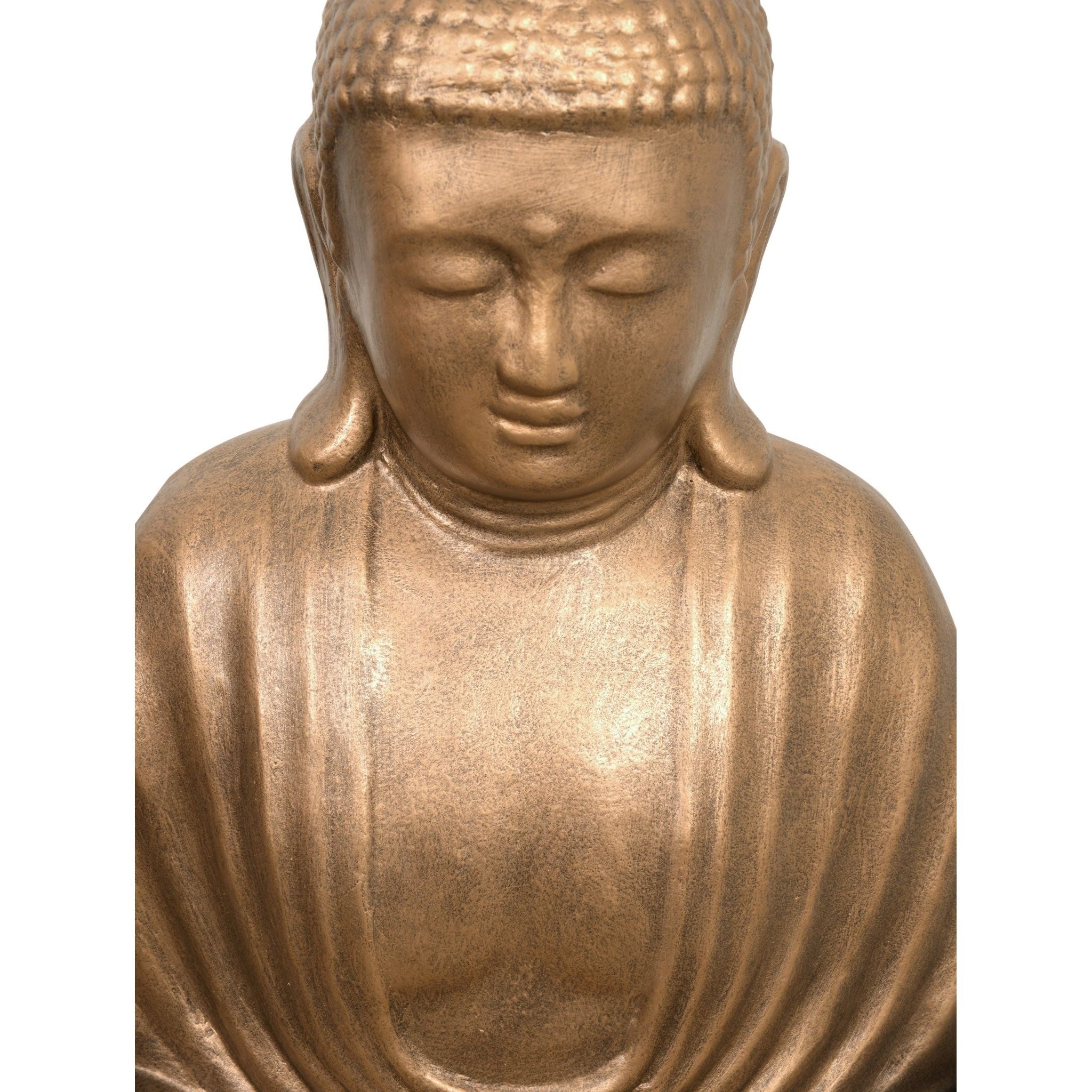 AFD Home  32 inch Buddha Sitting in Lotus Statue - New Star Living