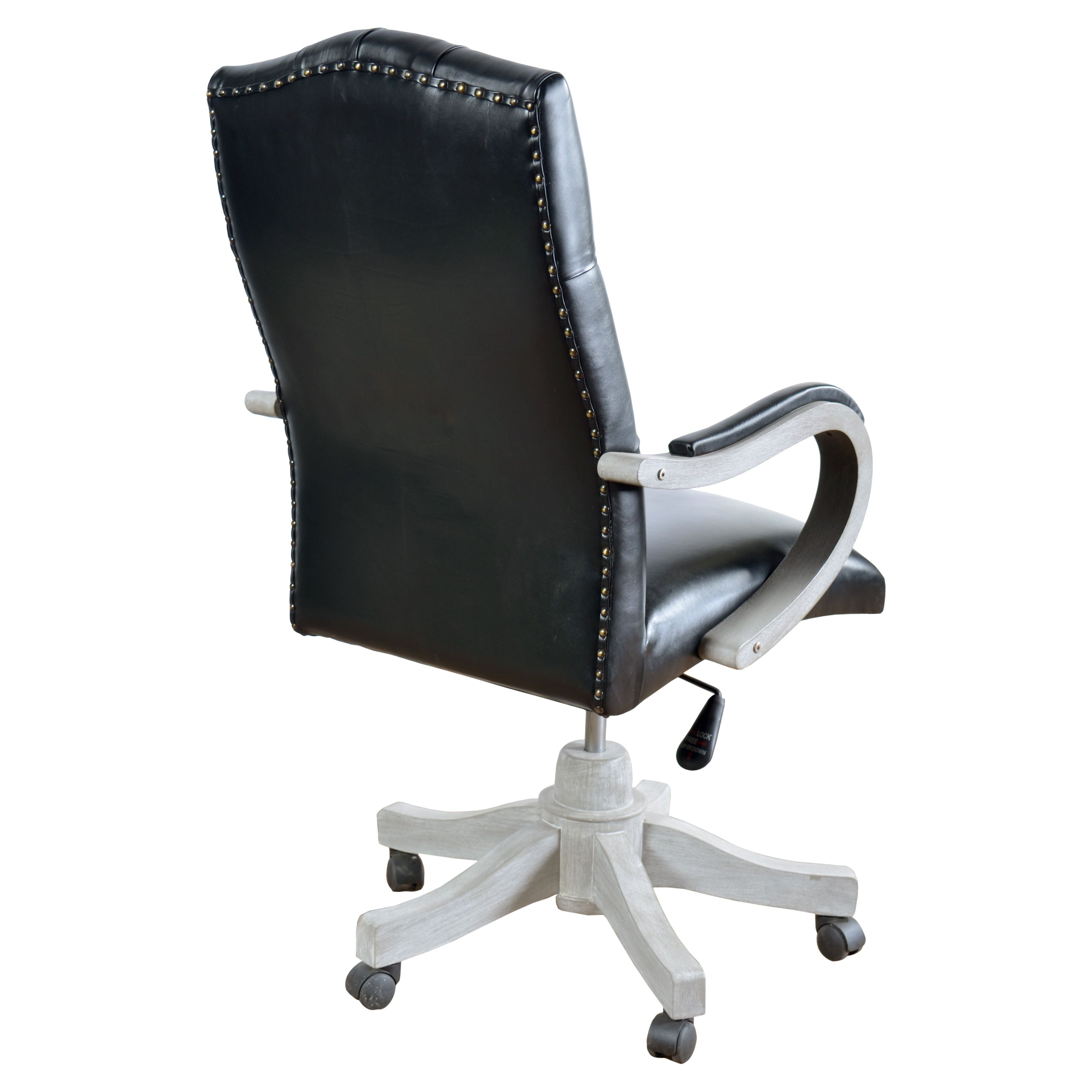 AFD Home  Mystique Gray Office Leather Chair - New Star Living