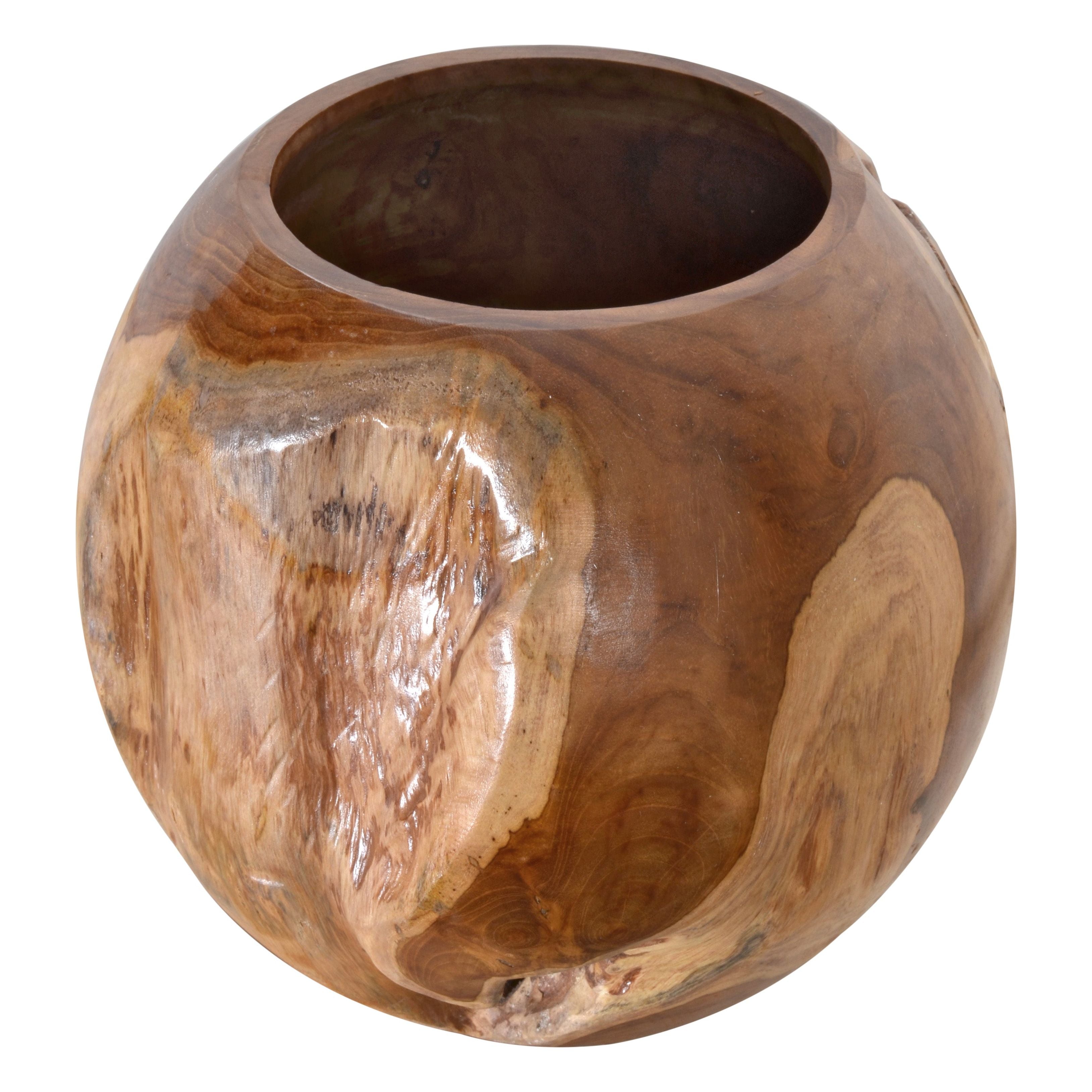 AFD Home  Teak Natural Vase Large - New Star Living