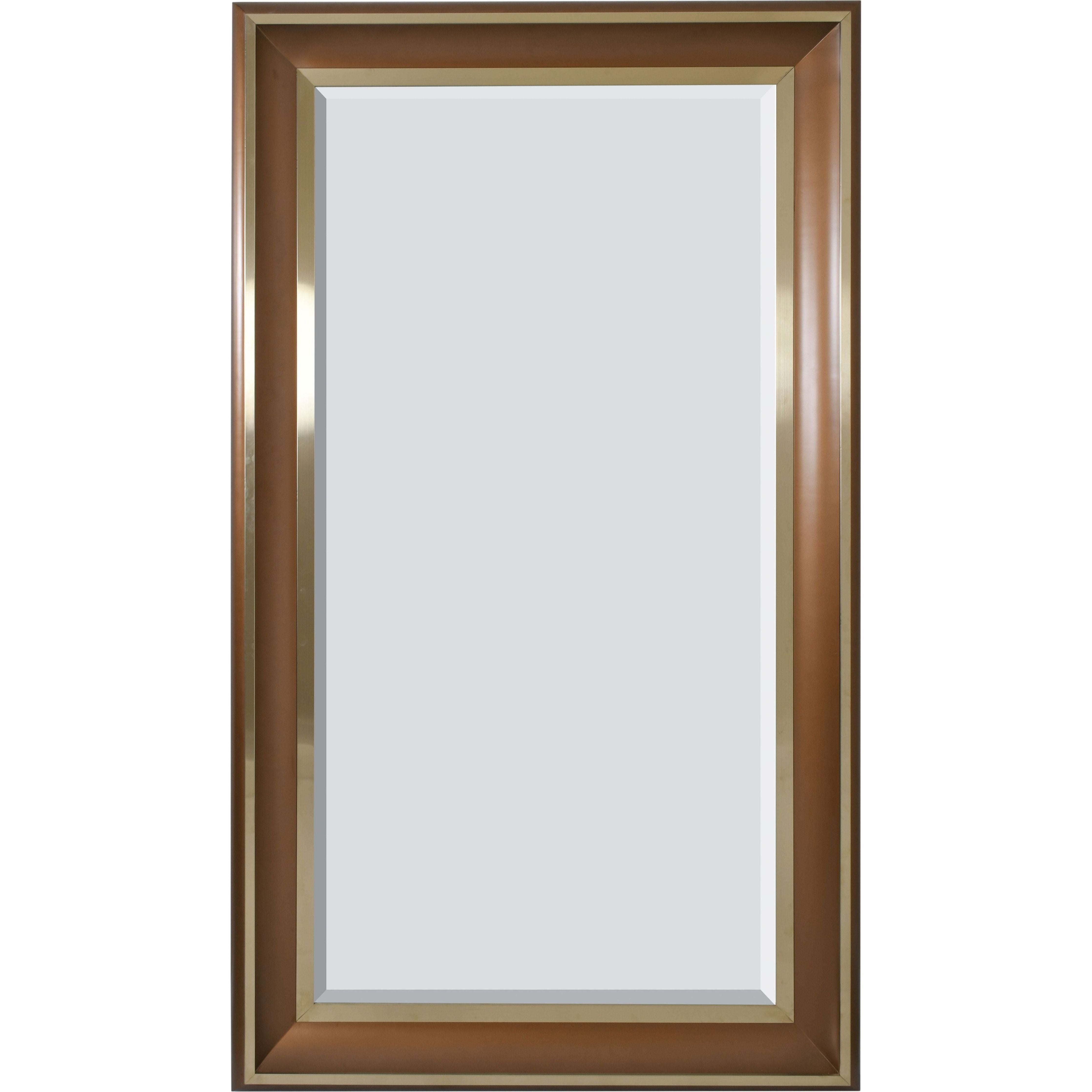 AFD Home  Mirror with Gold and Brown Frame 36x72 - New Star Living