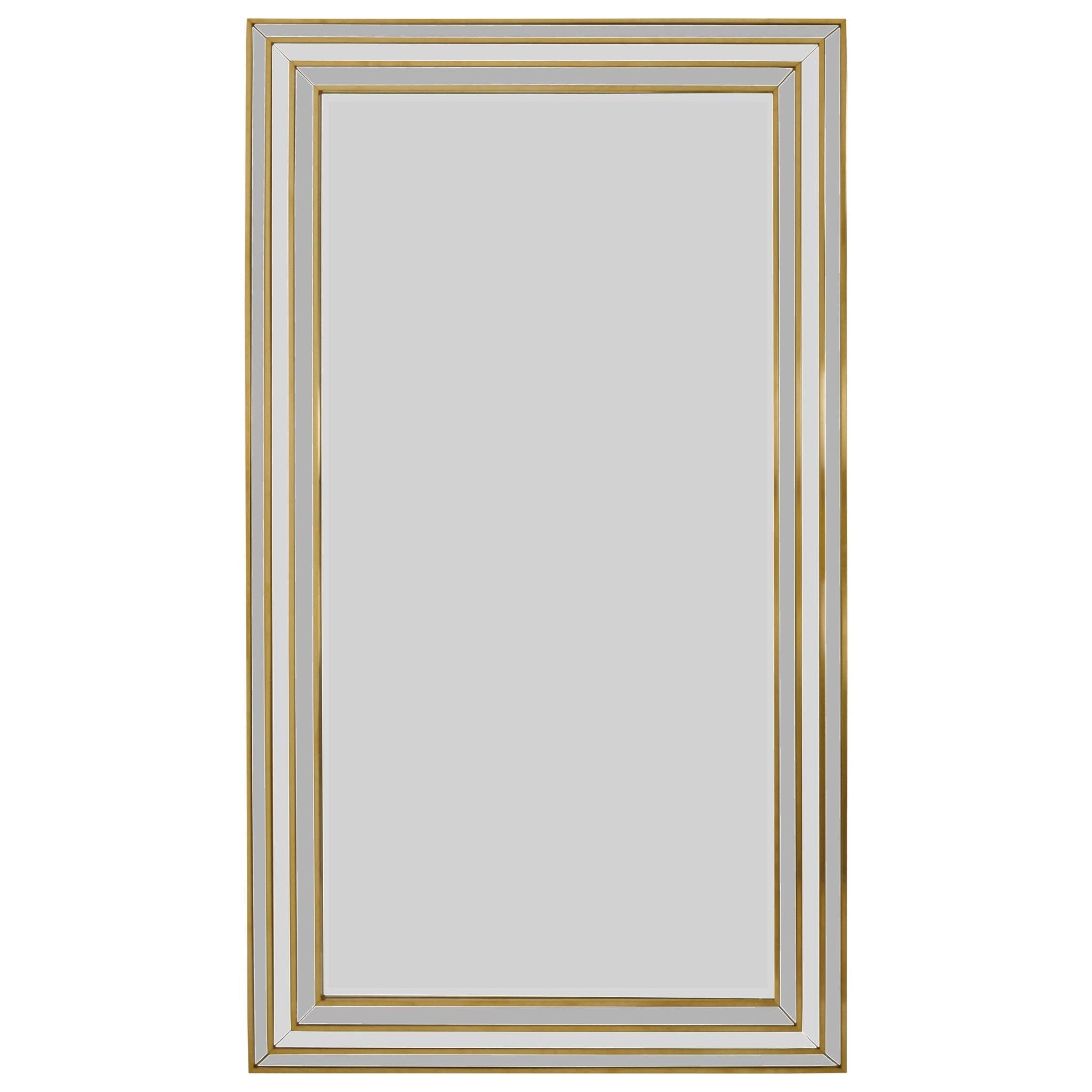 AFD Home  Gold Leaner wtih Metal Frame Accent - New Star Living