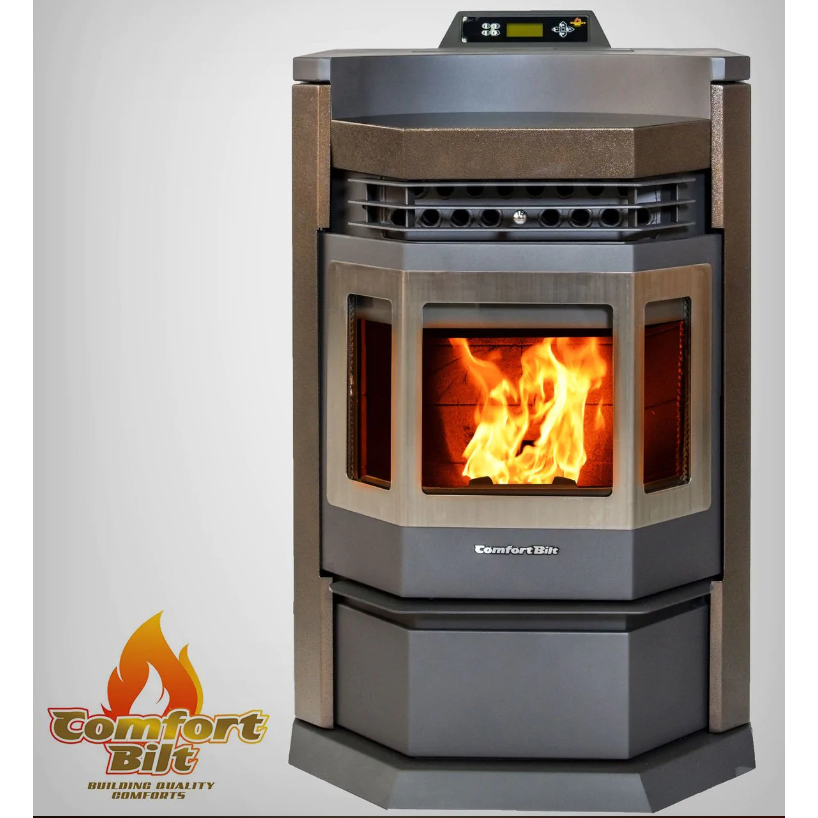 ComfortBilt HP22-N SS Pellet Stove Brown Heat Up To 2,800ft² - New Star Living
