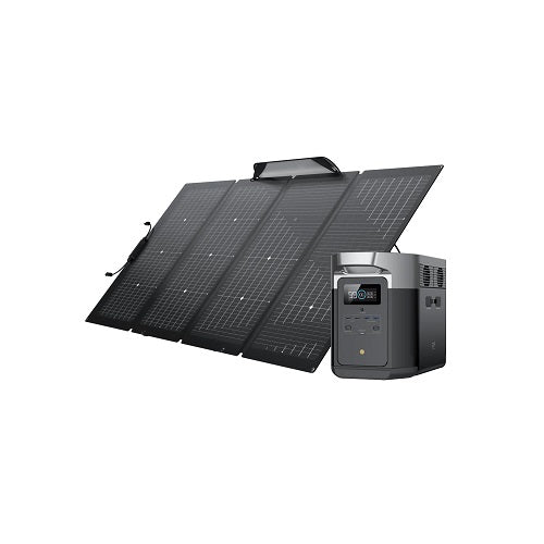 Ecoflow Delta 1300 Portable Battery Generator + 220W Solar Panel - New Star Living