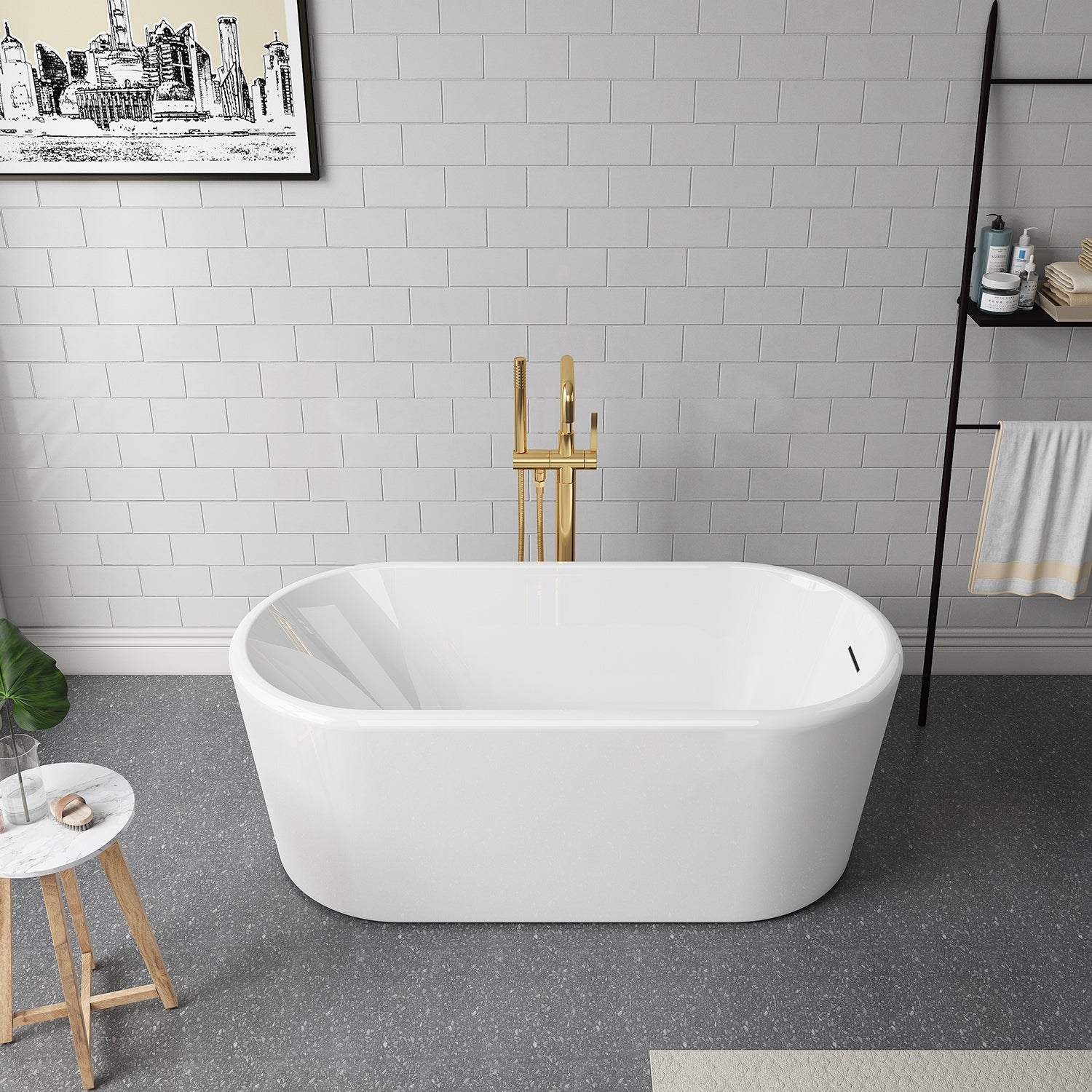 Vinnova Design Caserta Soaking Bathtub - New Star Living