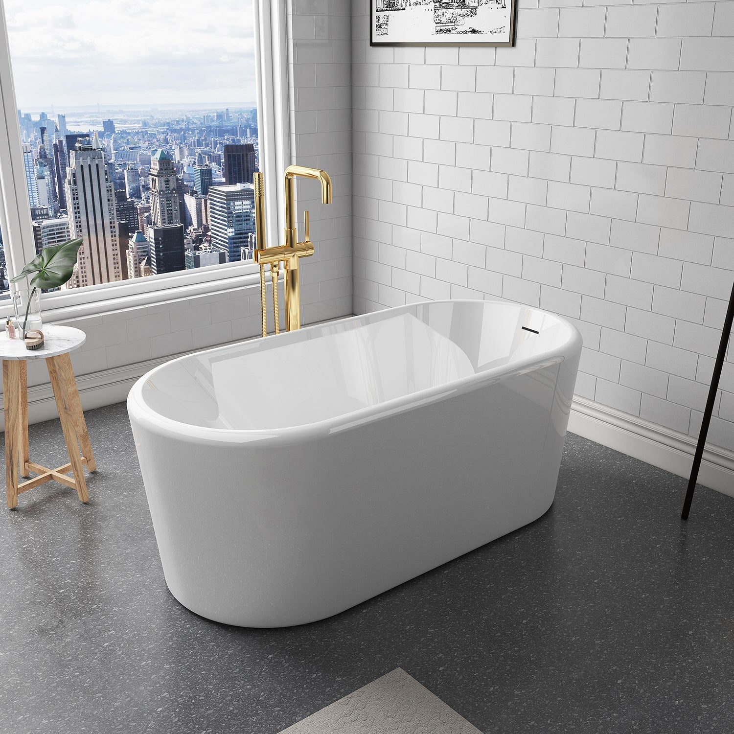 Vinnova Design Caserta Soaking Bathtub - New Star Living