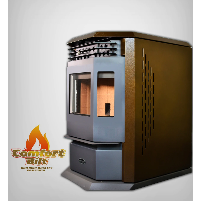 ComfortBilt HP22 Pellet Stove Golden Brown Heat Up To 2,800ft² - New Star Living