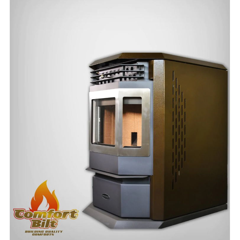 ComfortBilt HP22-SS Pellet Stove Brown Heat Up To 2,800ft² - New Star Living