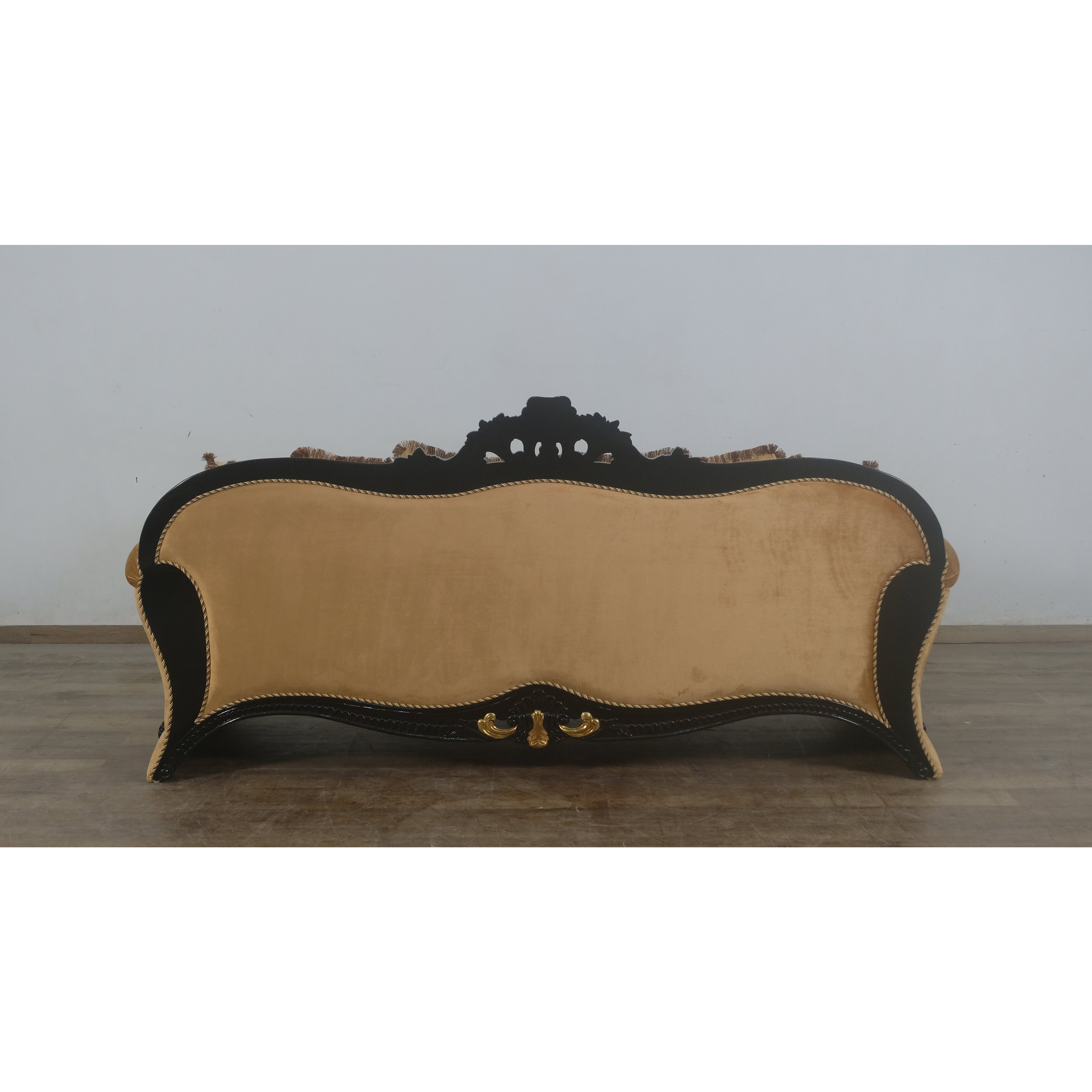 European Furniture - Emperador Sofa in Black Gold - 42037-S - New Star Living