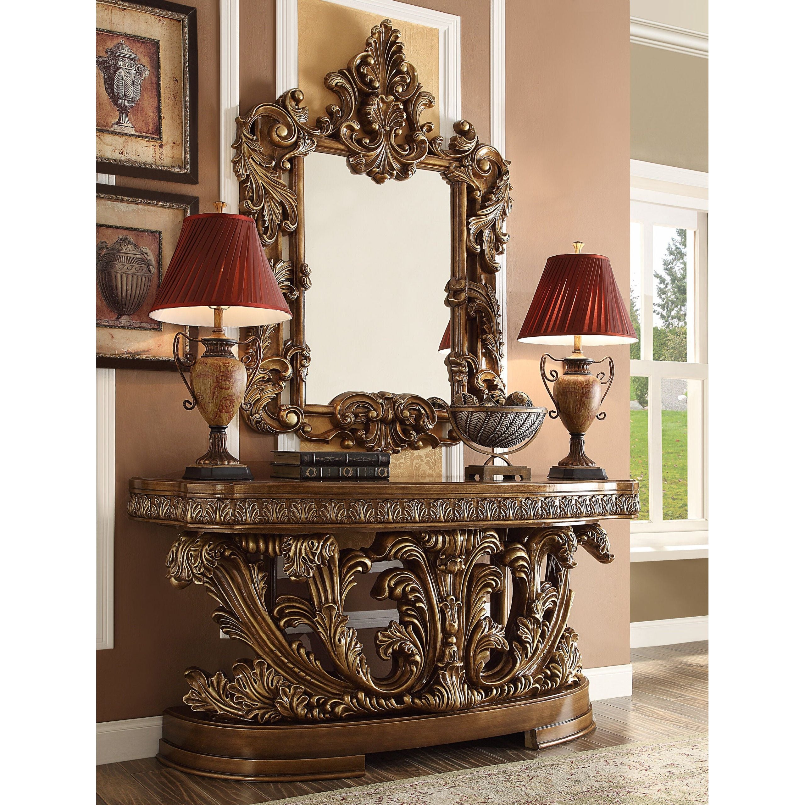 Homey Design HD-8018 - CONSOLE TABLE - New Star Living