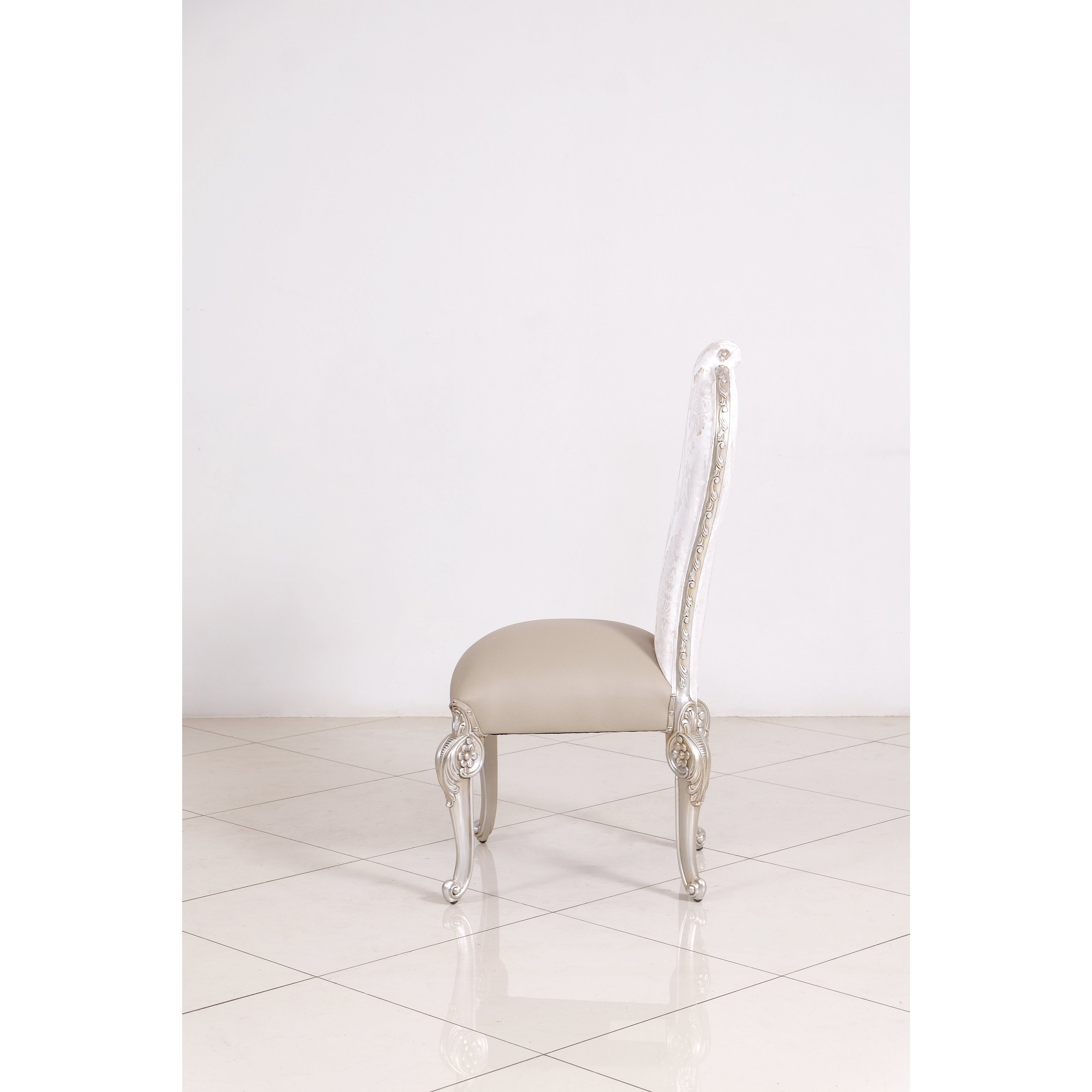 European Furniture - Bellagio Luxury Side Chair Set of 2 - 40050-SC - New Star Living