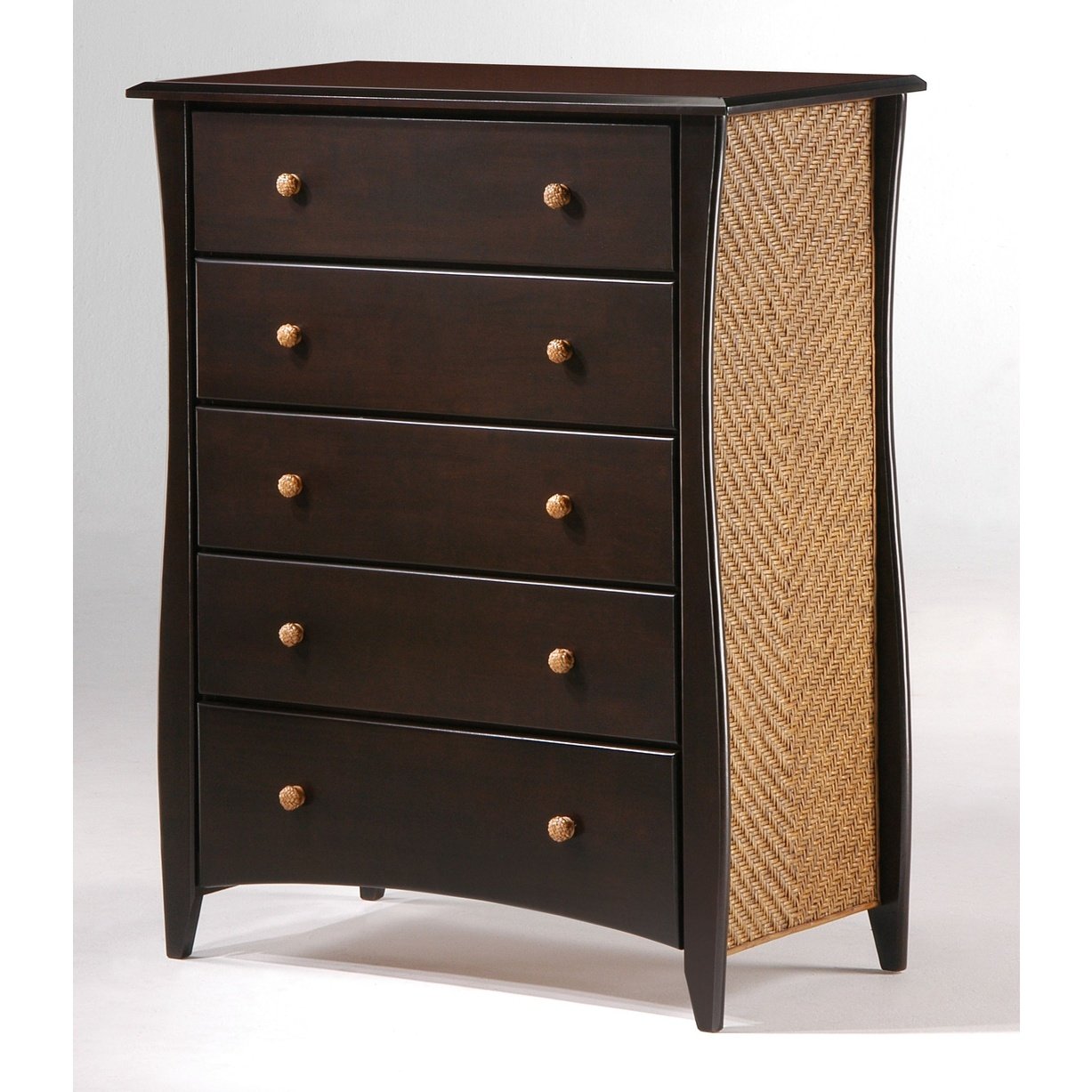 Night and Day Furniture Clove 5 Drawer Chest Dresser - New Star Living
