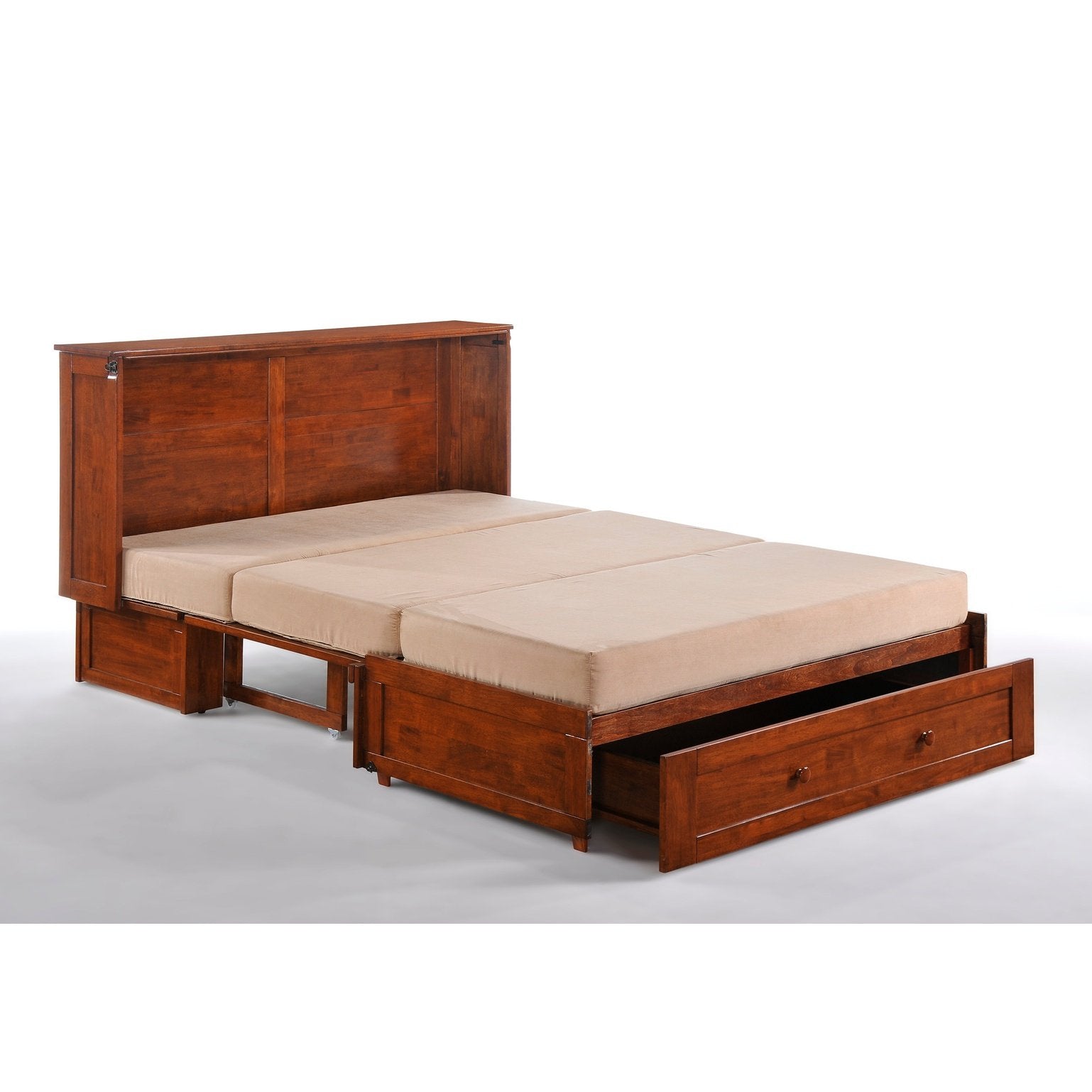 Night and Day Furniture Clover Queen Murphy Cabinet Bed Complete - New Star Living